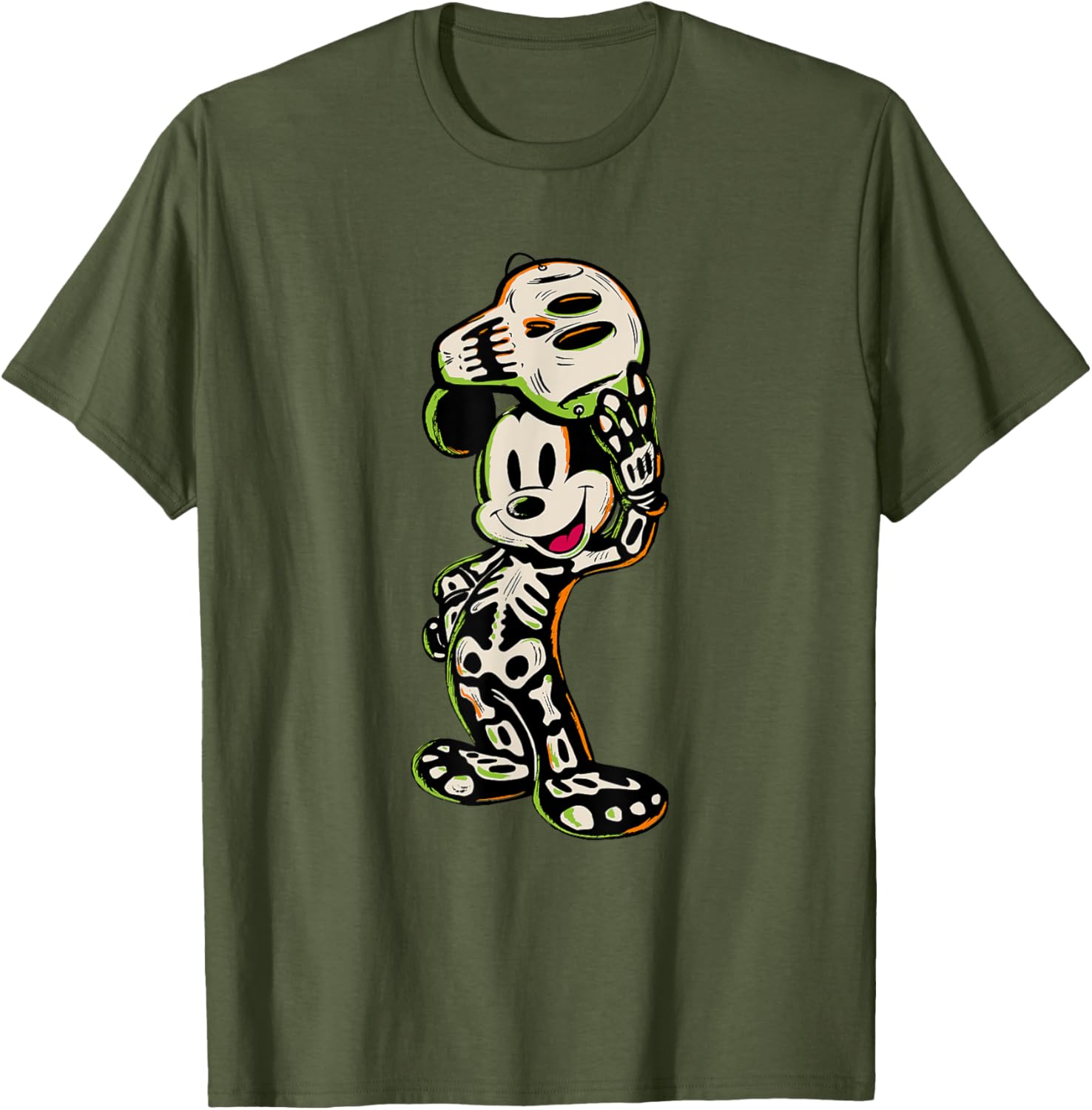 Disney Mickey Skeleton Halloween T-Shirt for Kids and Adults - 2