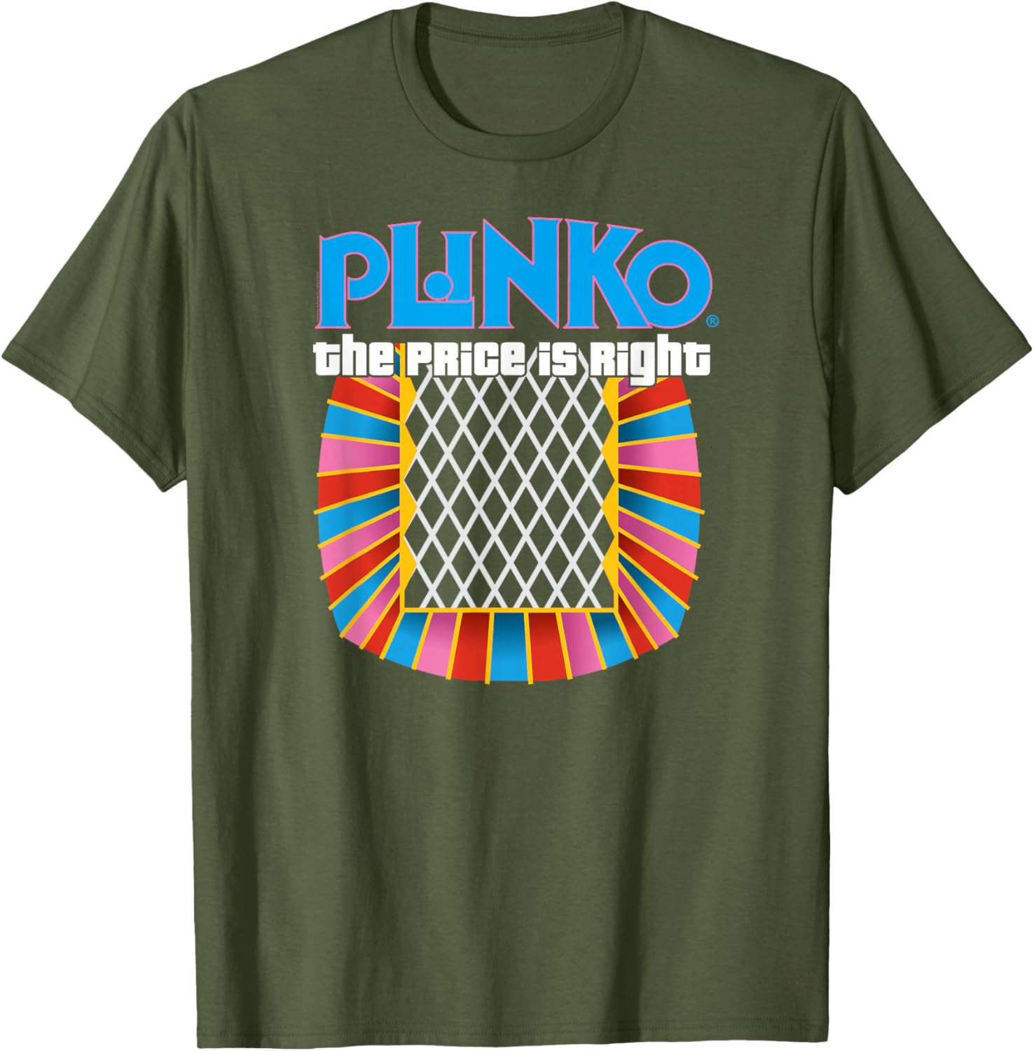 Price is Right Unisex Adults Black Plinko T-Shirt for Fun Game Lovers - 4