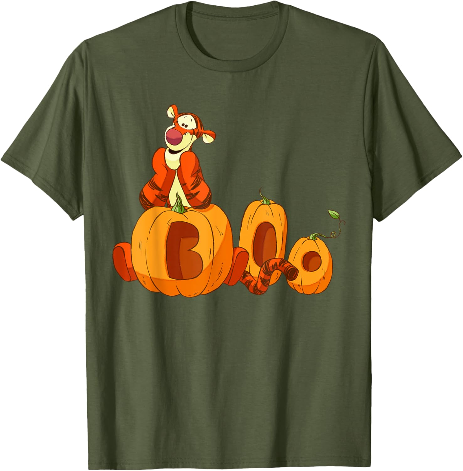 Disney Halloween Tigger Boo Pumpkin T-Shirt for Kids and Adults - 10