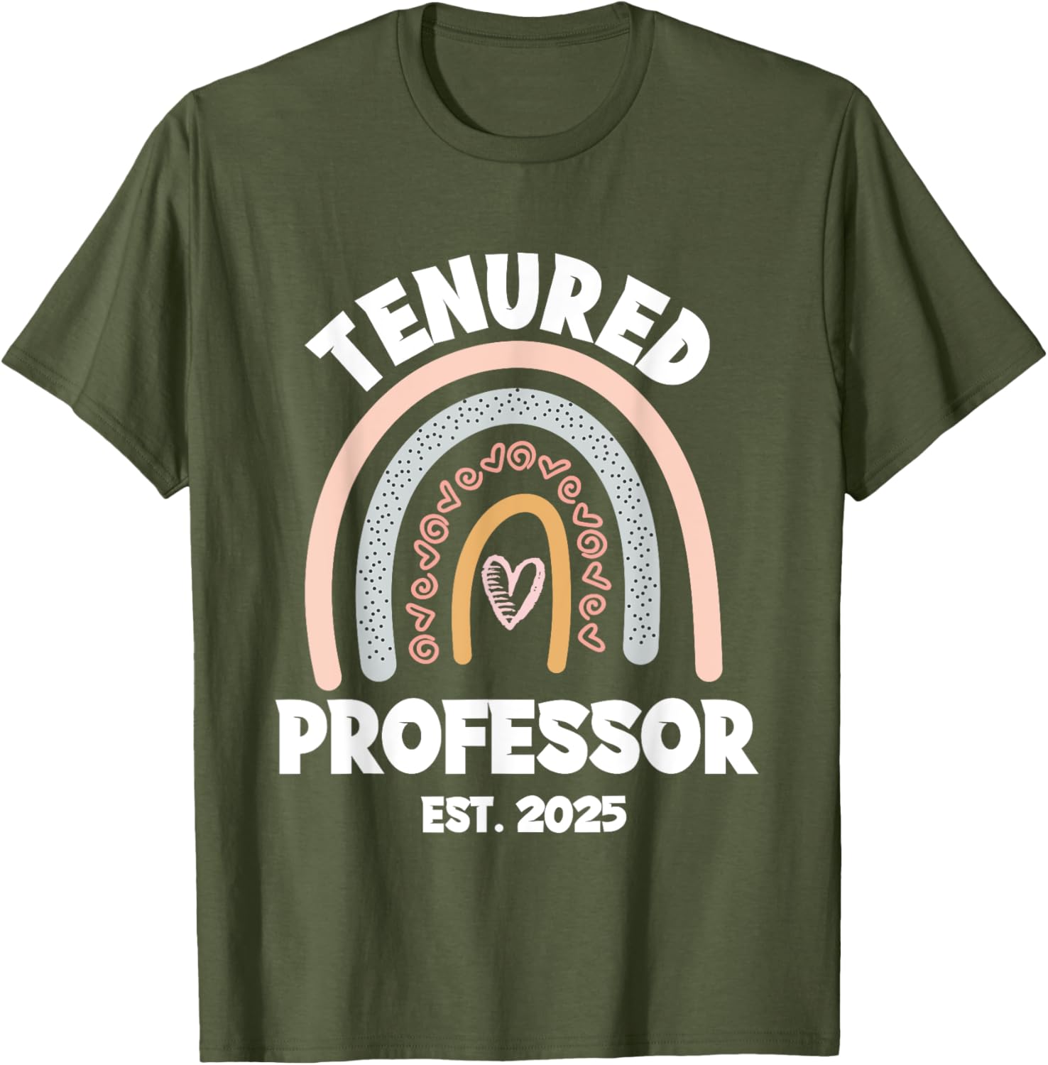 Tenured Professor 2025 Women in Academia T-Shirt for Educators - 20