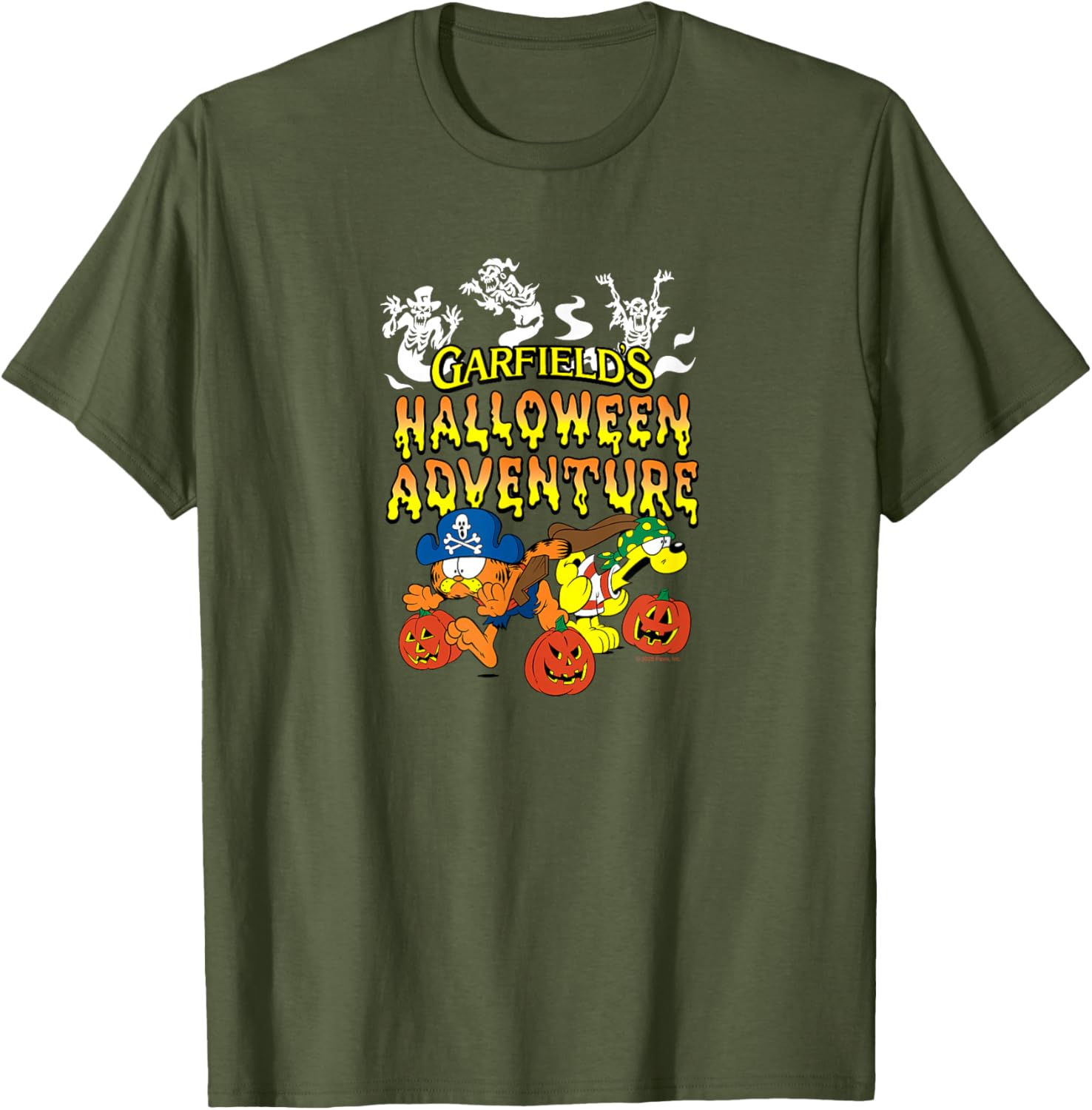 Garfield Halloween Adventure T-Shirt for Fun and Festive Style - 19
