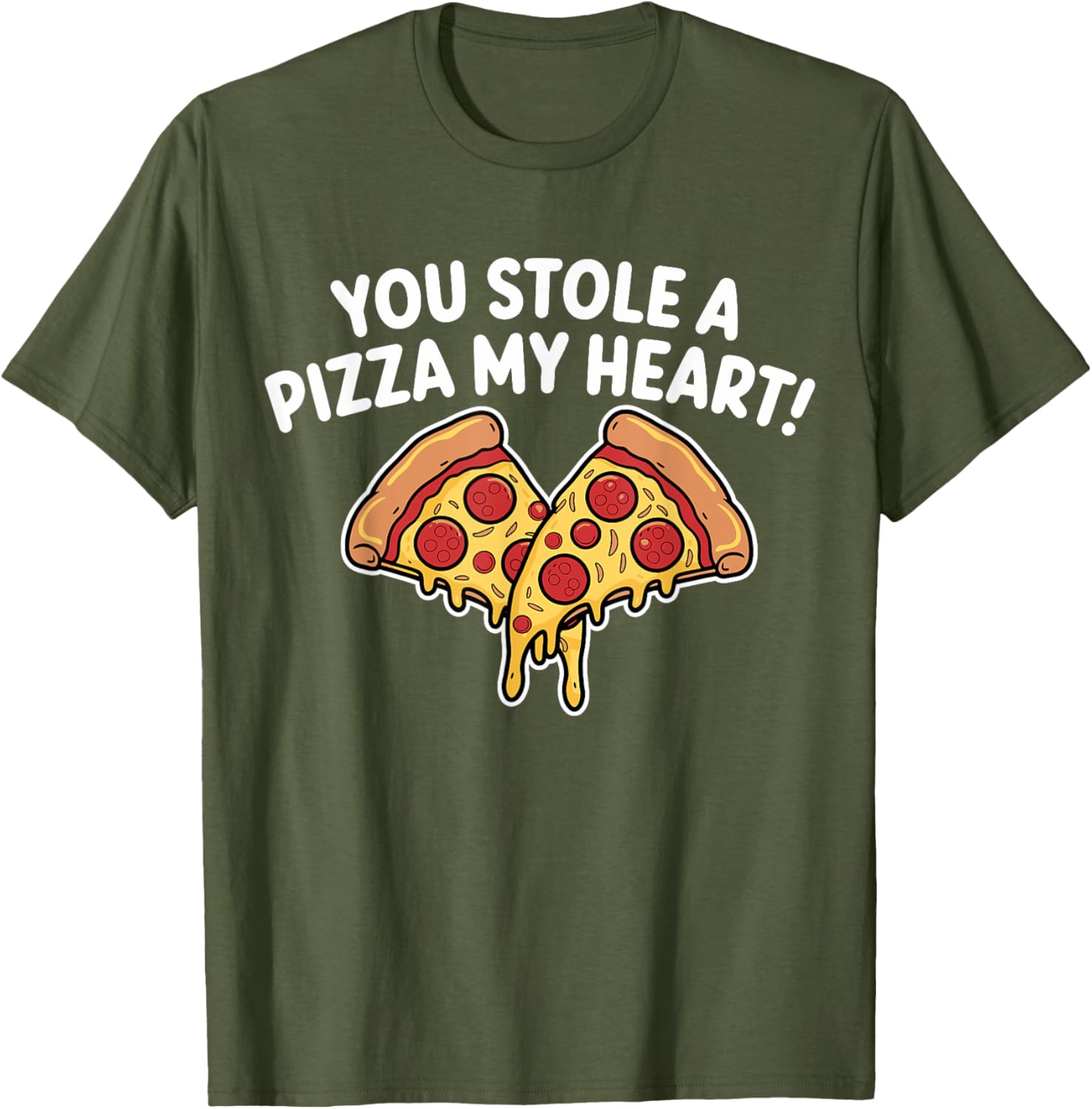 You Stole A Pizza Heart T-Shirt for Pizza Lovers on Valentine's Day - 3