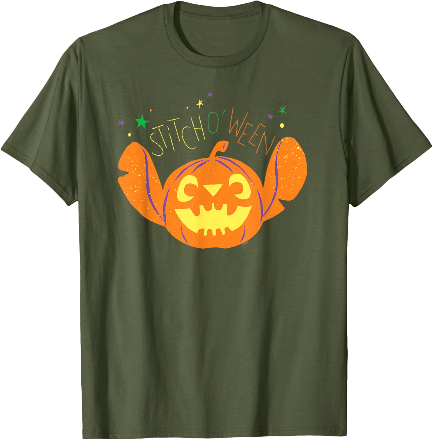 Lilo & Stitch Halloween T-Shirt Jack o' Lantern Design for Fun O'ween Celebrations - 11