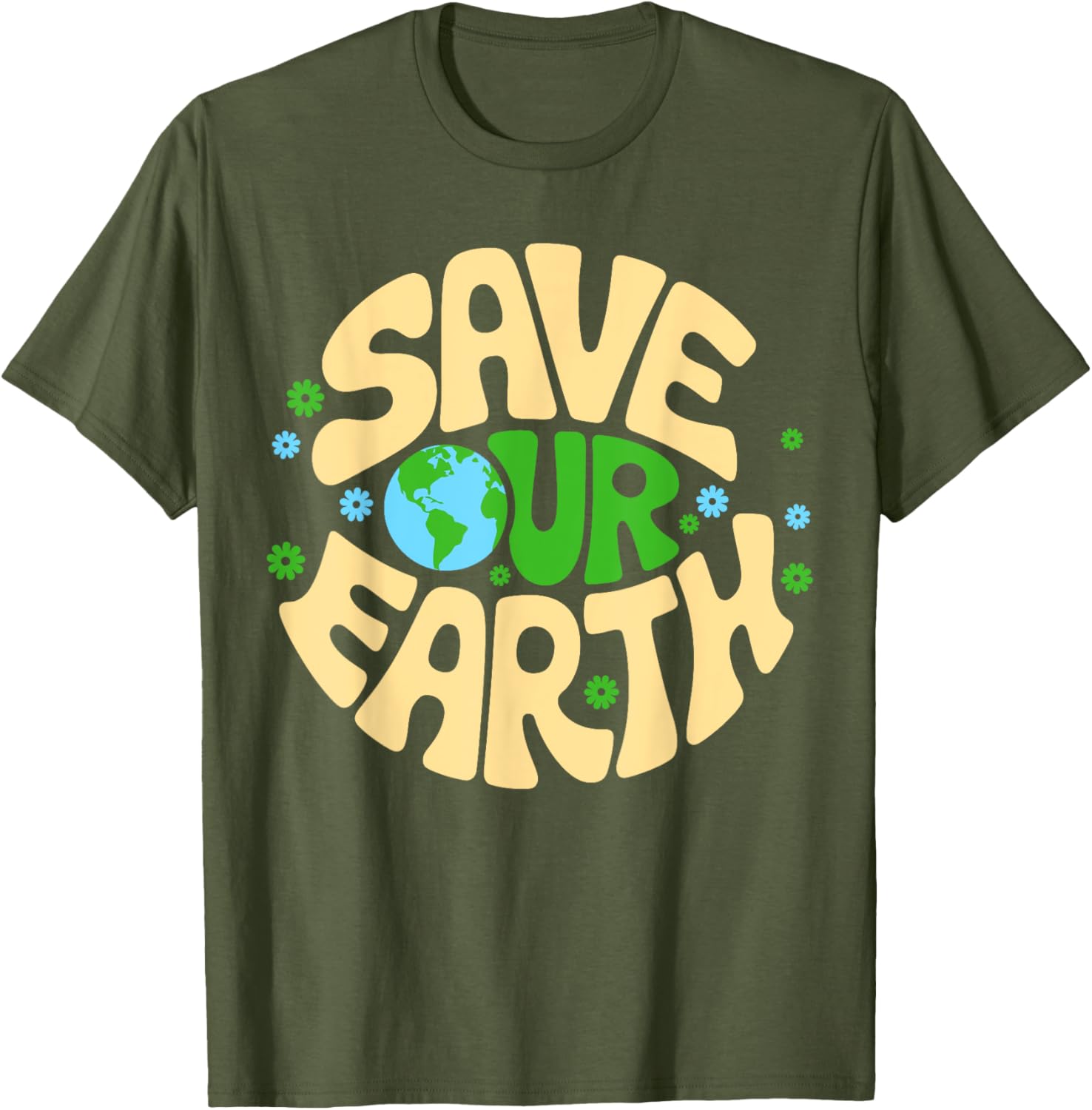 Save Our Earth T-Shirt for Planet Kindness - Eco-Friendly Gift Idea - 3