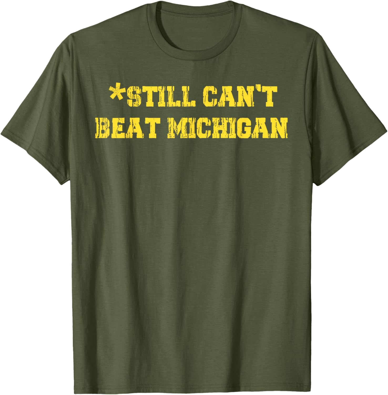Still Can't Beat Michigan T-Shirt for Fans - Stylish Game Day Apparel - 12