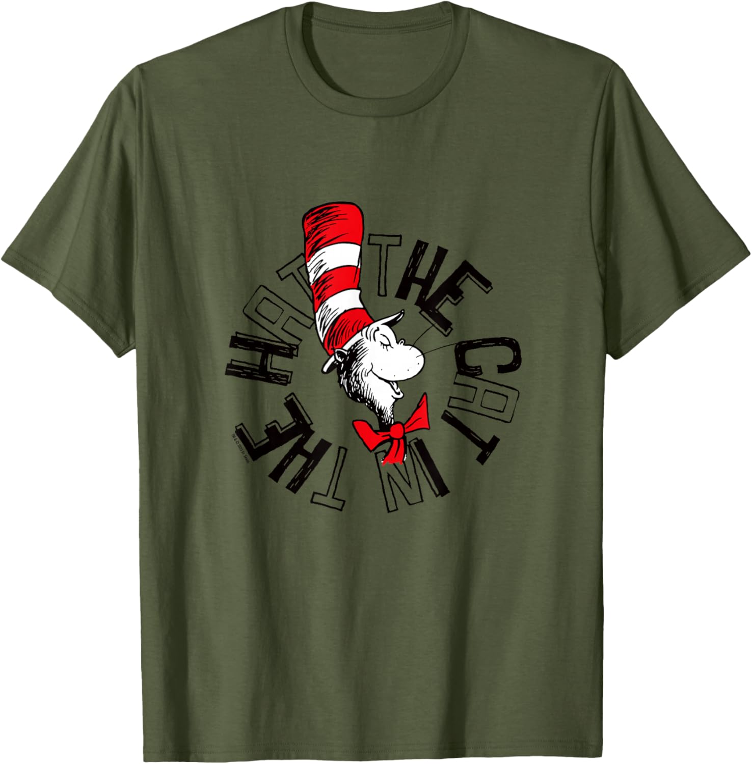 Official Cat in the Hat Circle Logo T-Shirt for Fun and Style - 2