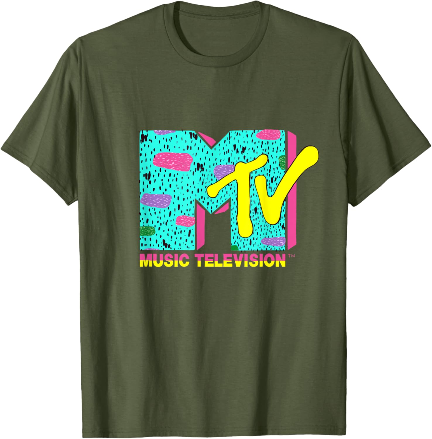 Vibrant Mademark x MTV Logo T-Shirt with Funky Design for Enthusiasts - 15