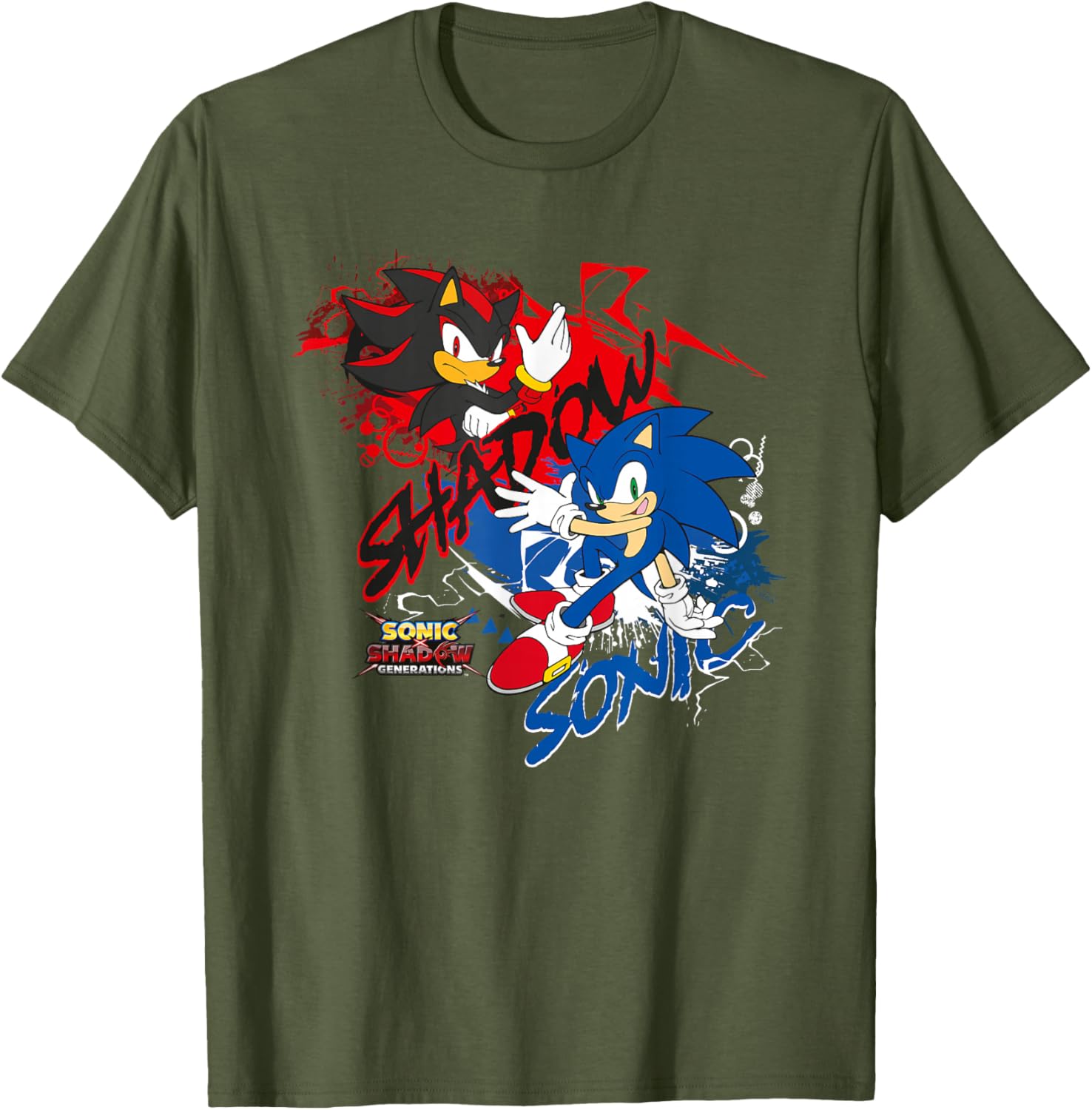 Sonic X Shadow Generations T-Shirt for Fans of Sonic the Hedgehog - 15
