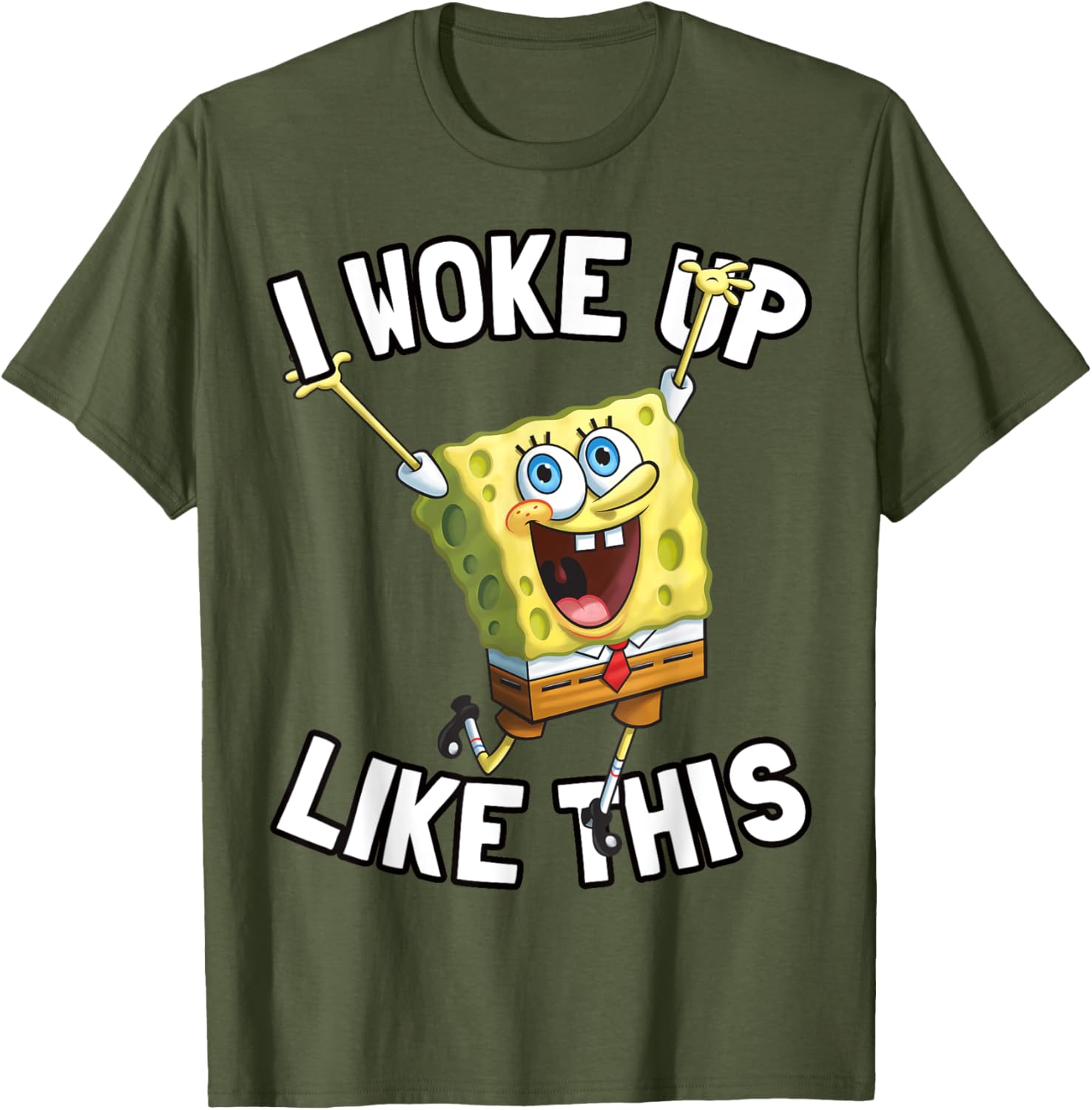 SpongeBob SquarePants I Woke Up Like This T-Shirt for Fun Fans - 20