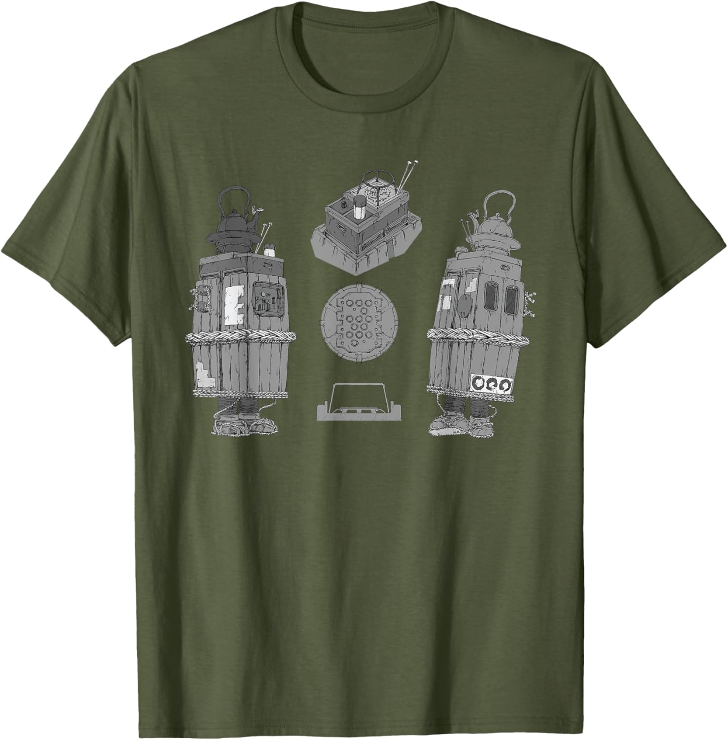 Star Wars Visions The Duel Tea House GNK Droid T-Shirt for Fans - 17