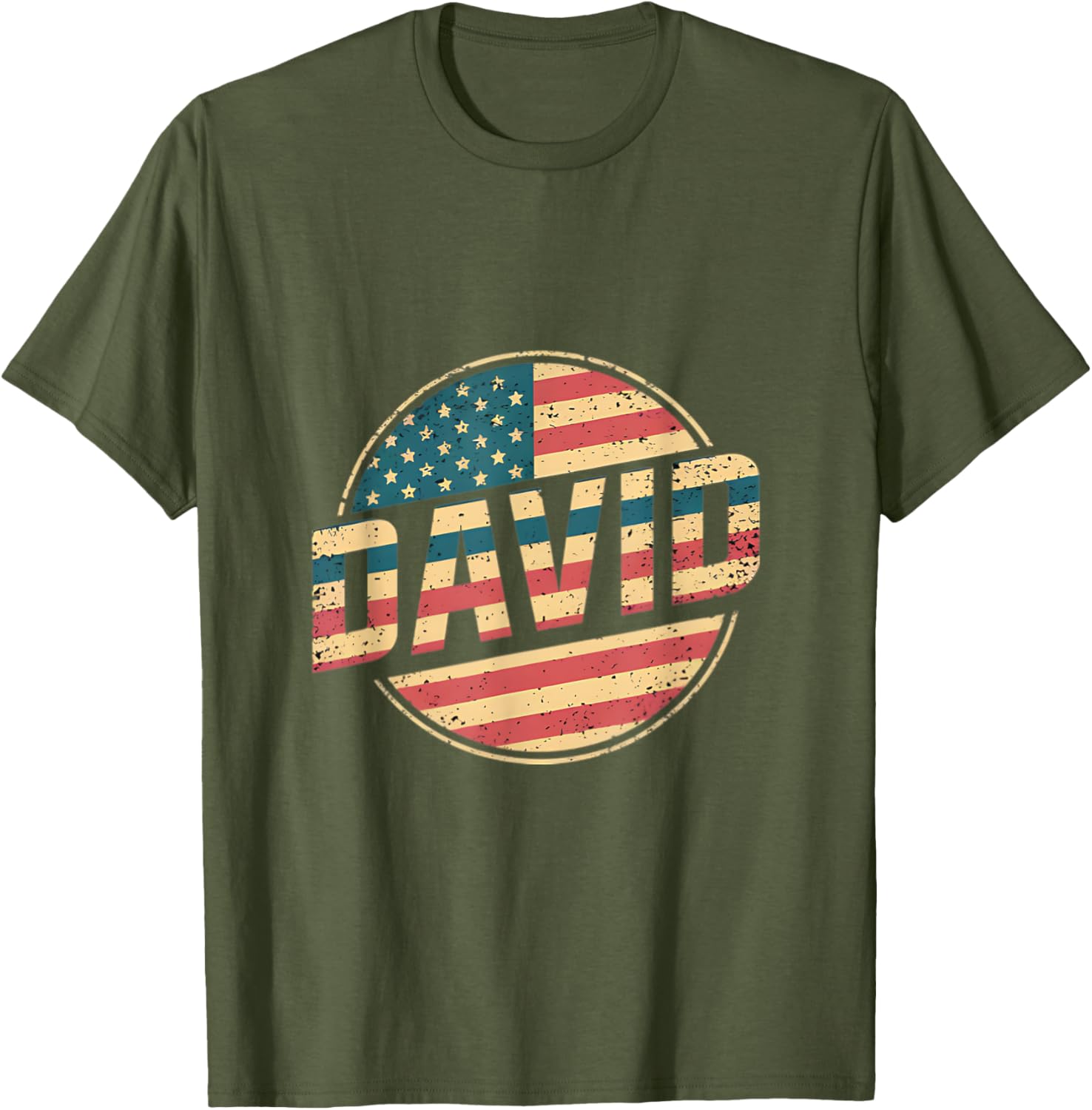 Personalized DAVID USA Flag T-Shirt for Proud Patriots and Fans - 13