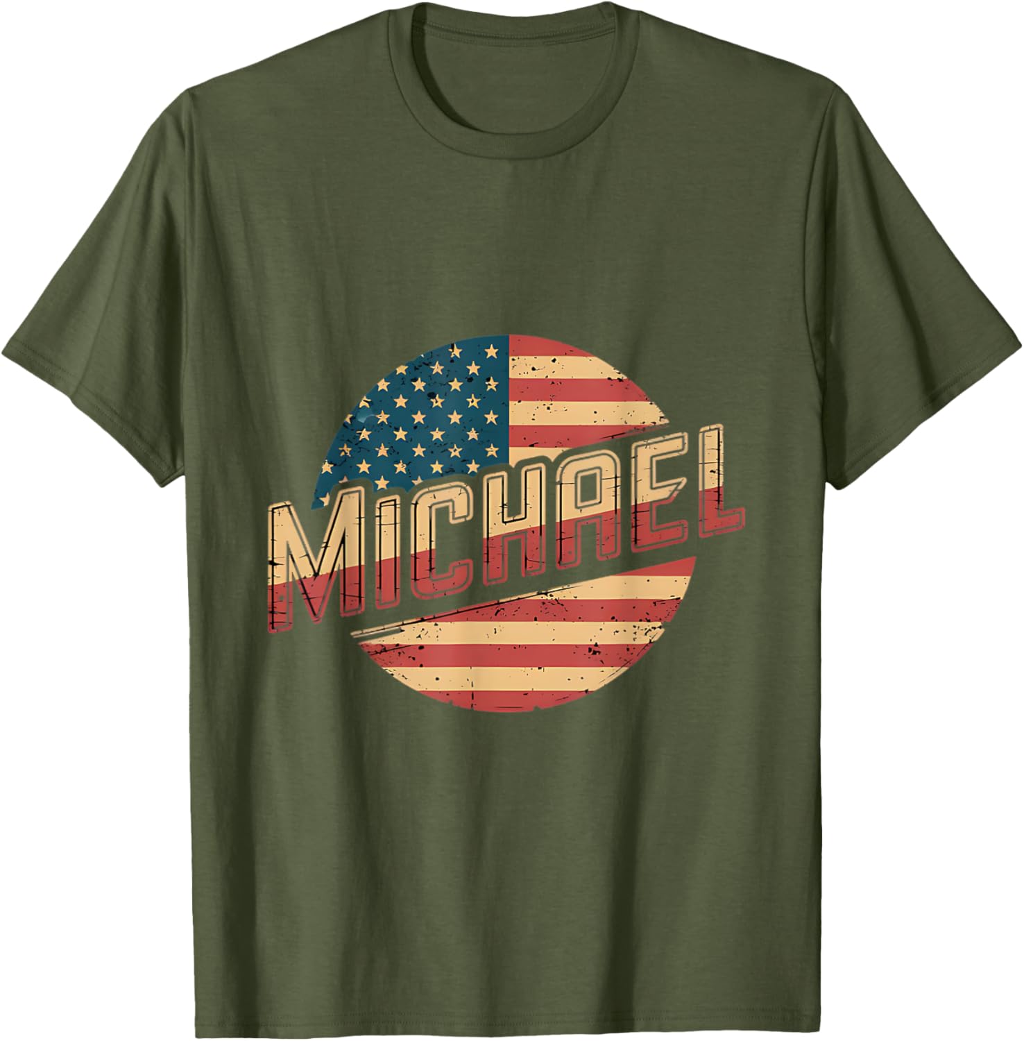 Personalized Michael USA Flag Patriot T-Shirt for Proud Americans - 7