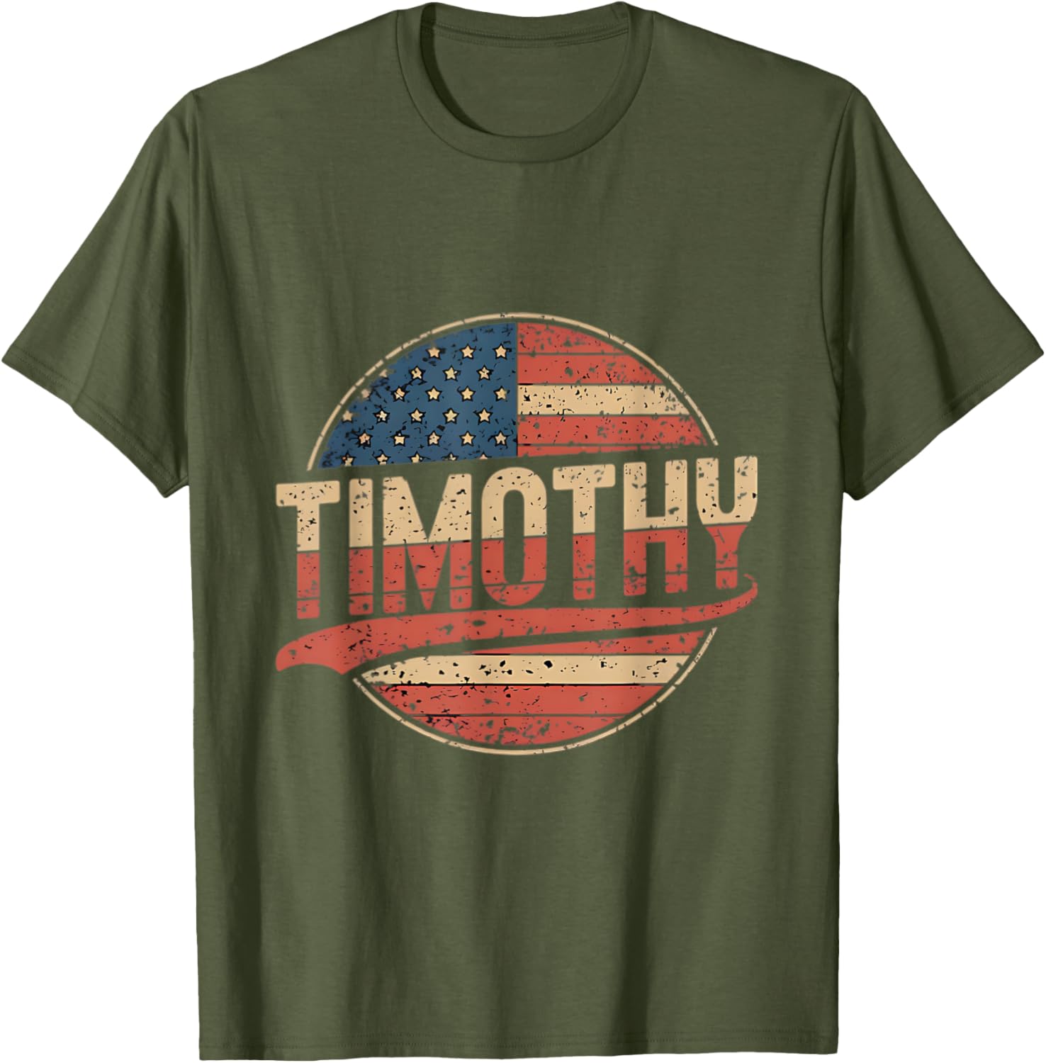 Timothy USA Flag Personalized T-Shirt for Proud Patriots - 11