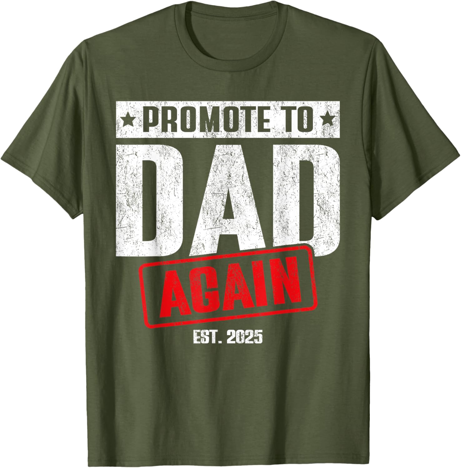 Vintage Retro Dad 2025 T-Shirt for Men - Perfect Gift for New Dads - 13