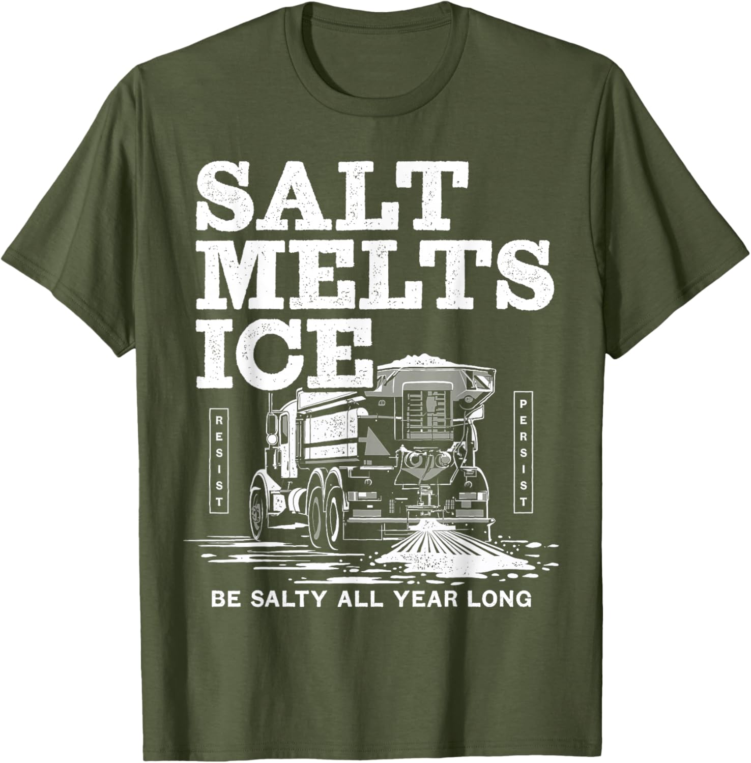 Salt Truck Resist Protest Graphic T-Shirt for Bold Statement Style - 12