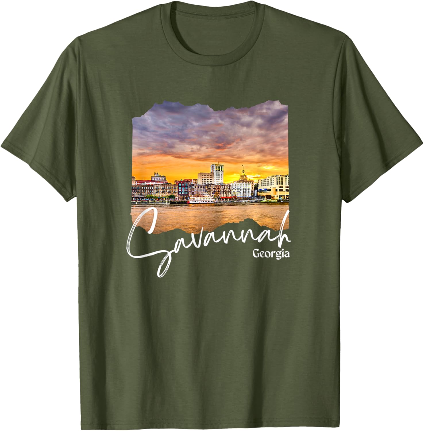 Savannah Georgia Souvenir T-Shirt Perfect for Beach Lovers and Tourists - 6
