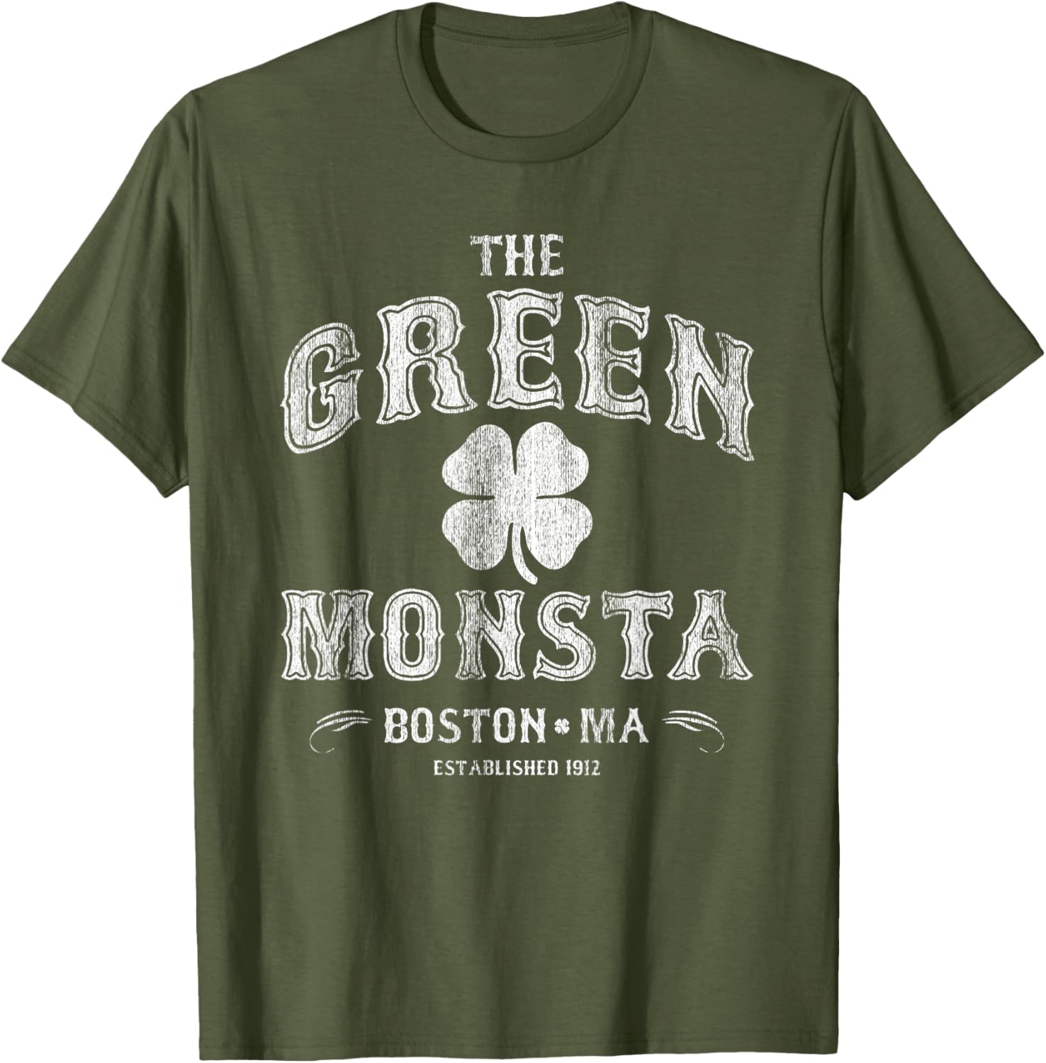 The Green Monsta Boston T-Shirt Perfect for Game Day or St. Patrick's Day - 18