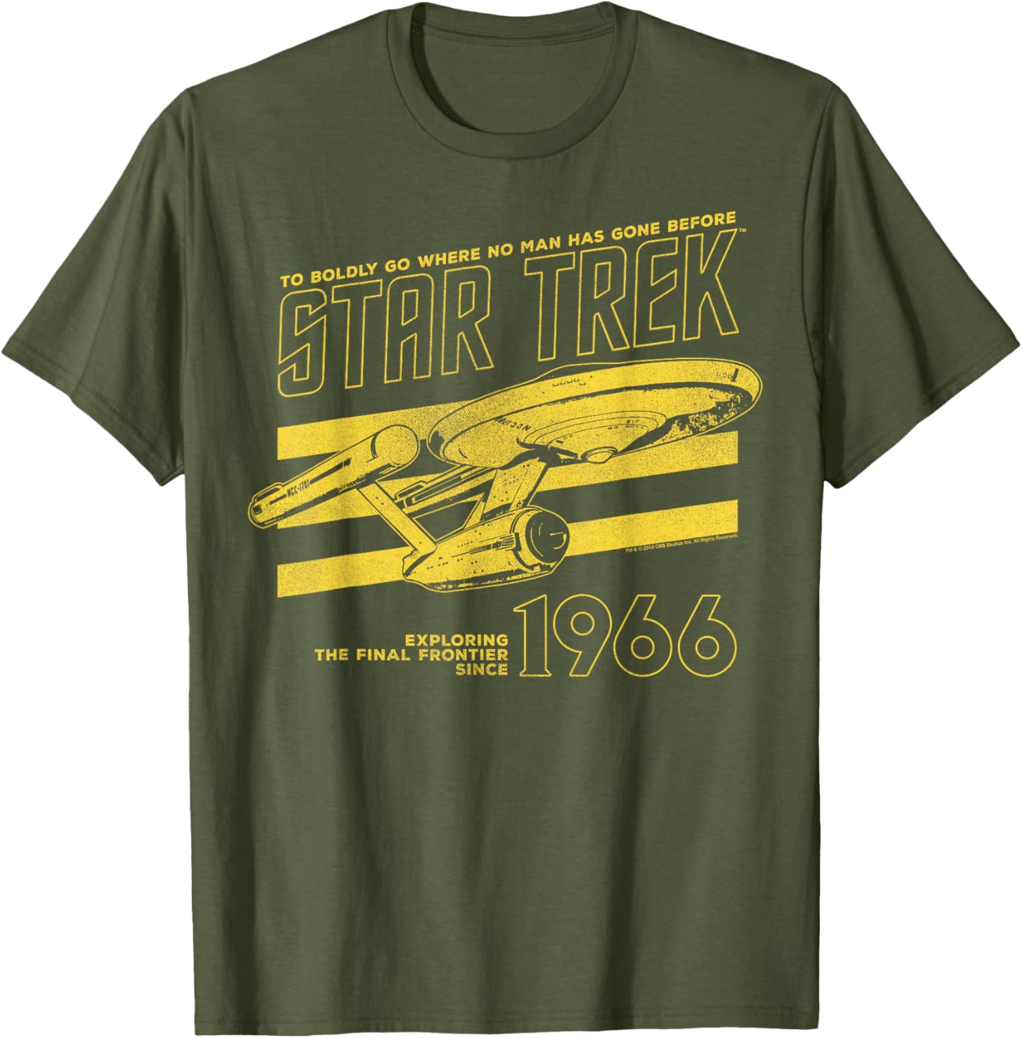 Star Trek Original Series Enterprise 66 Collegiate T-Shirt for Fans - 10