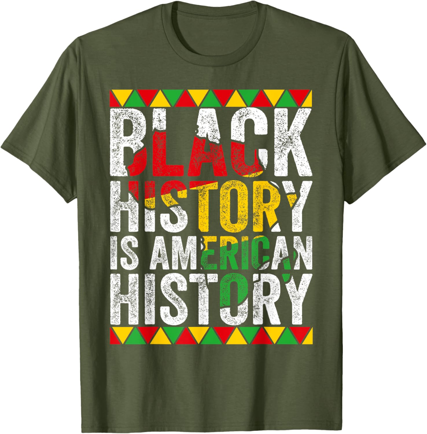 Patriotic Black History is American History African American T-Shirt - 27