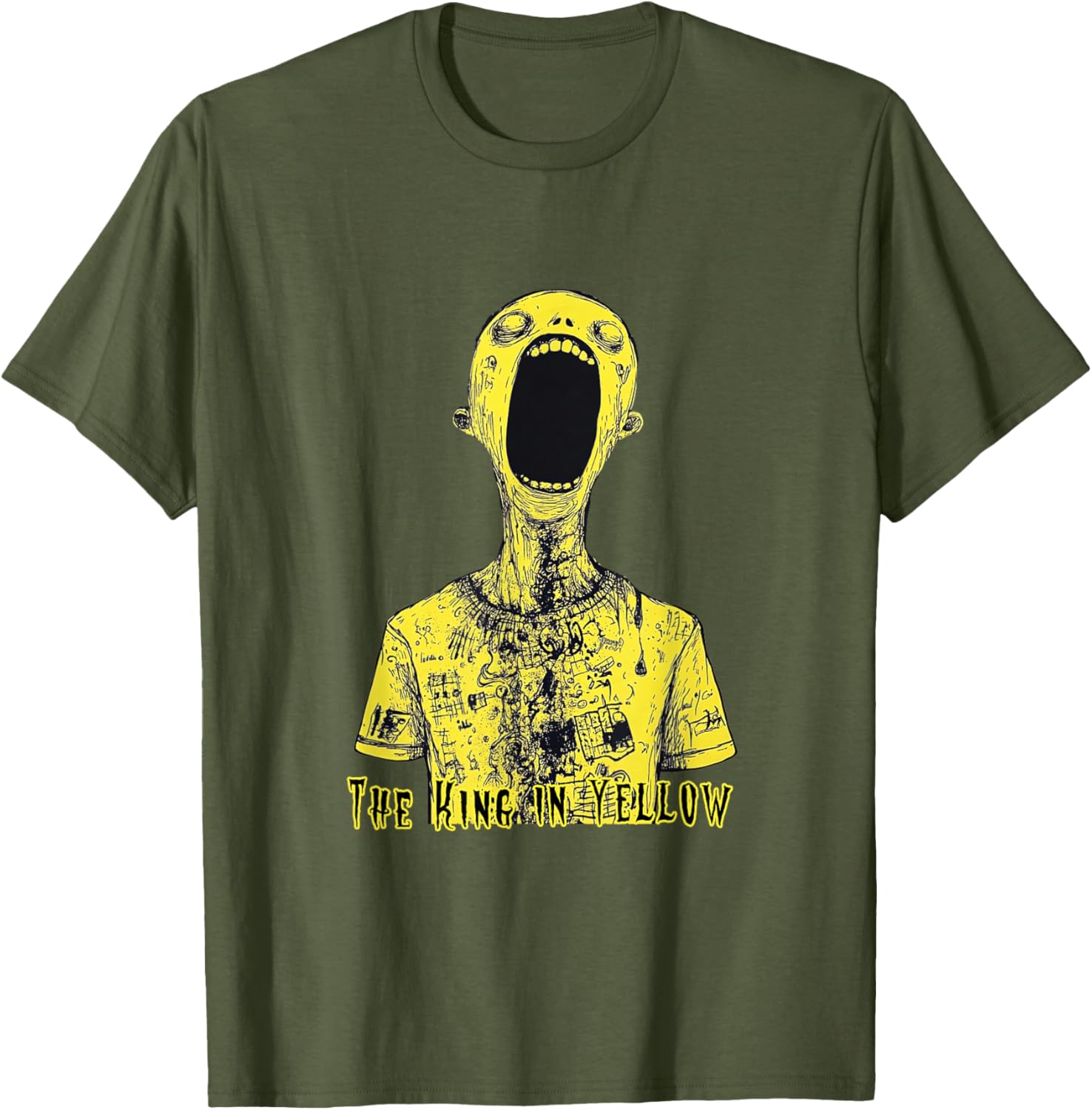 The King in Yellow T-Shirt - Tales of Madness and Mystery Apparel - 1