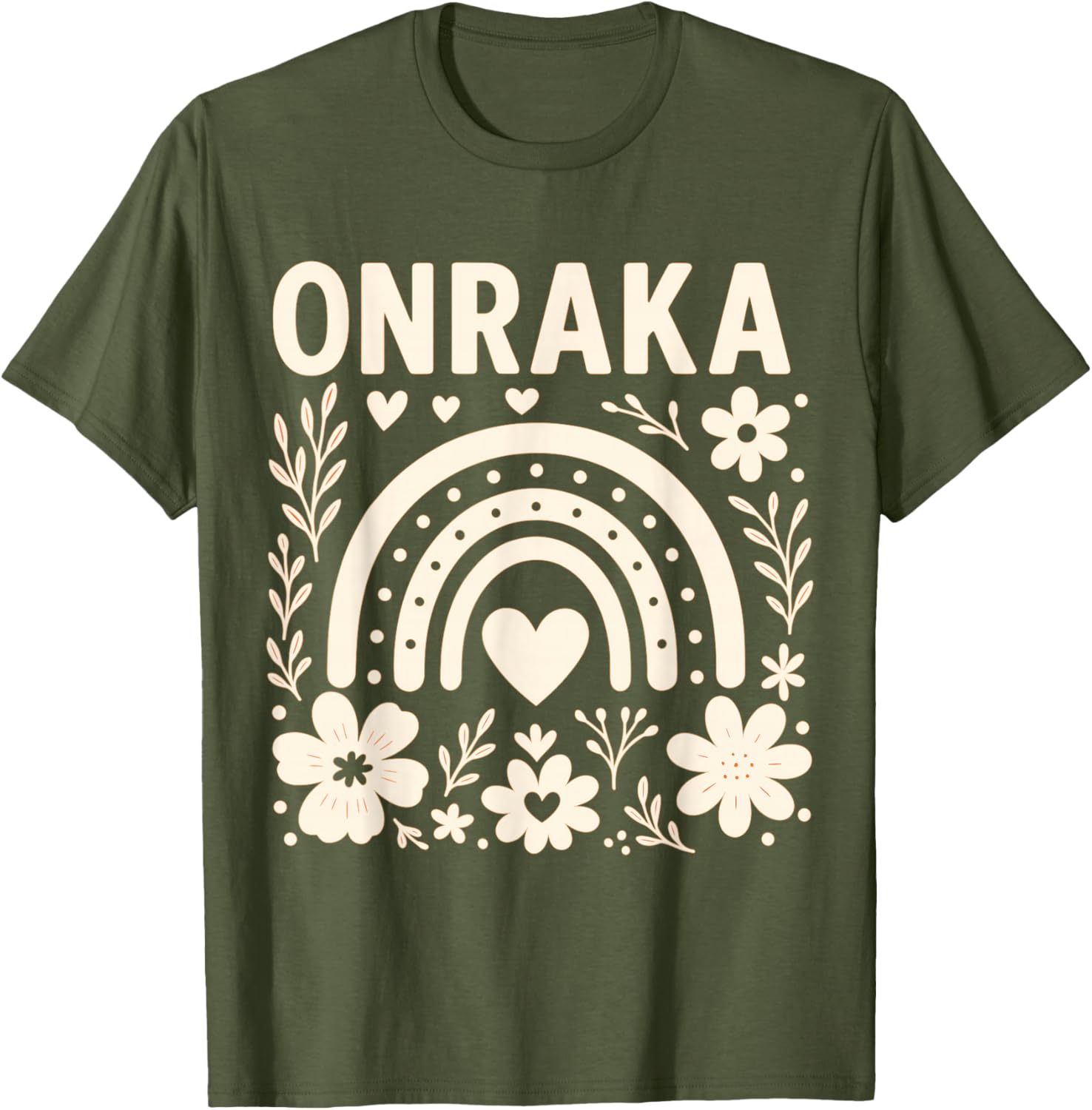 Onraka Bright Orange Rainbow Spirit T-Shirt for Colorful Style Lovers - 3