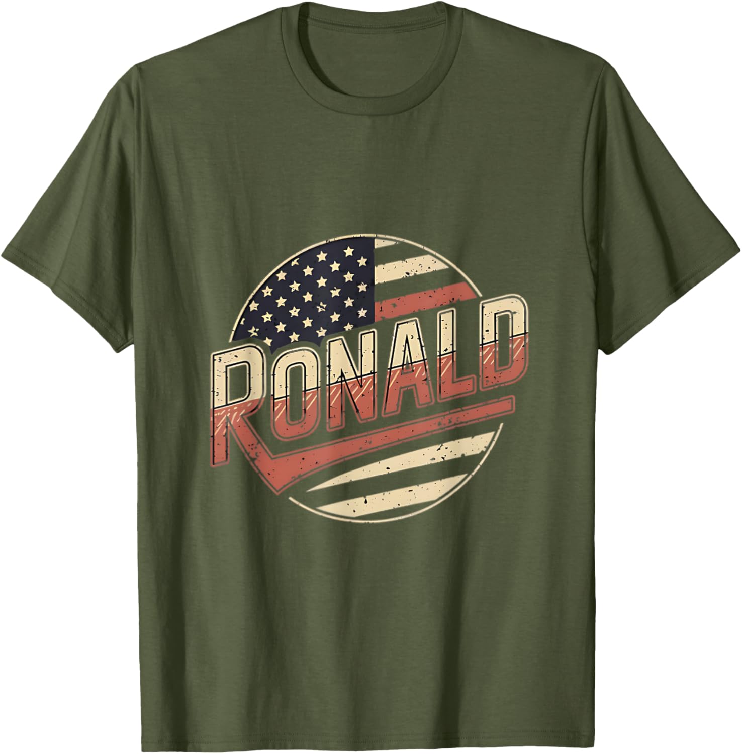 Personalized Ronald Patriot T-Shirt with USA Flag Design for Fans - 13