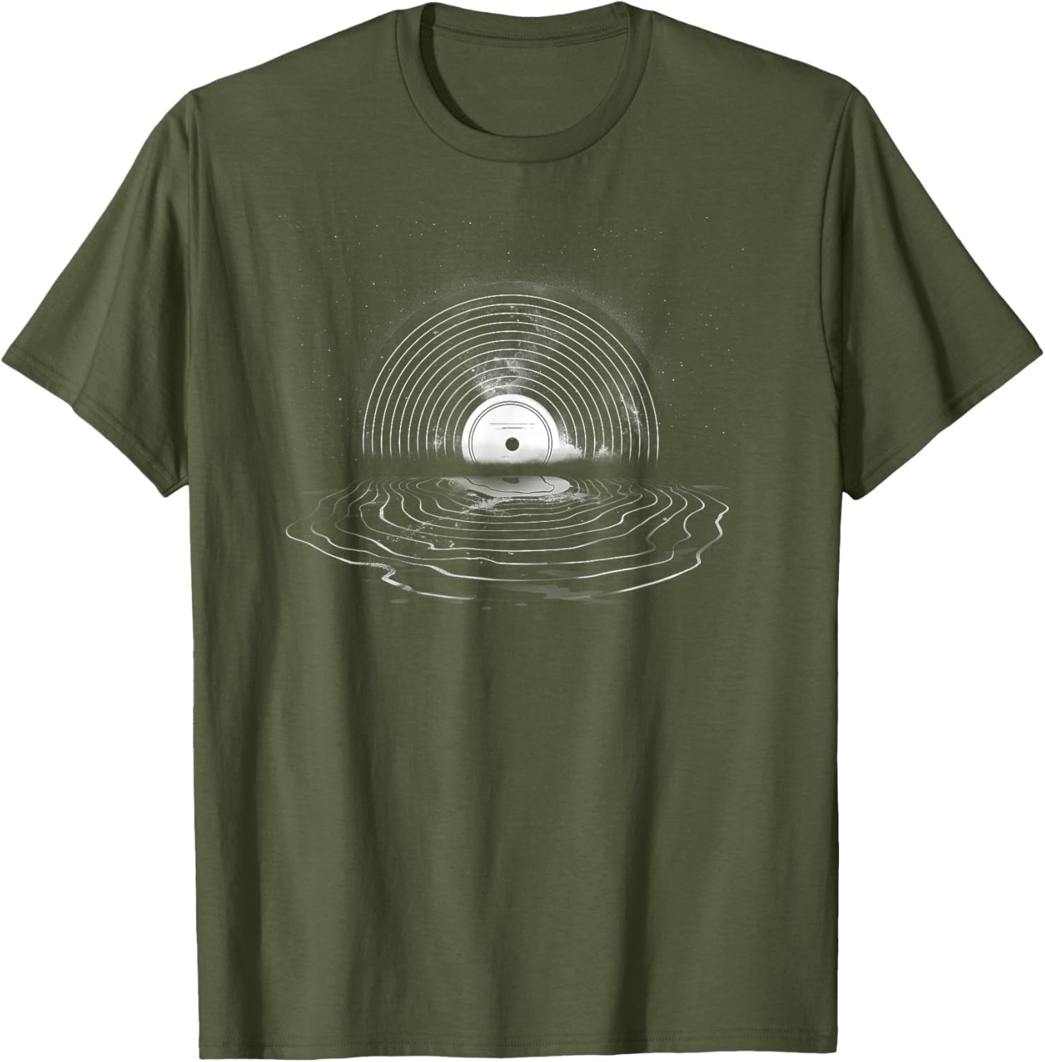 Vinyl Moon T-Shirt for Music Lovers - Perfect for Record Collectors - 7