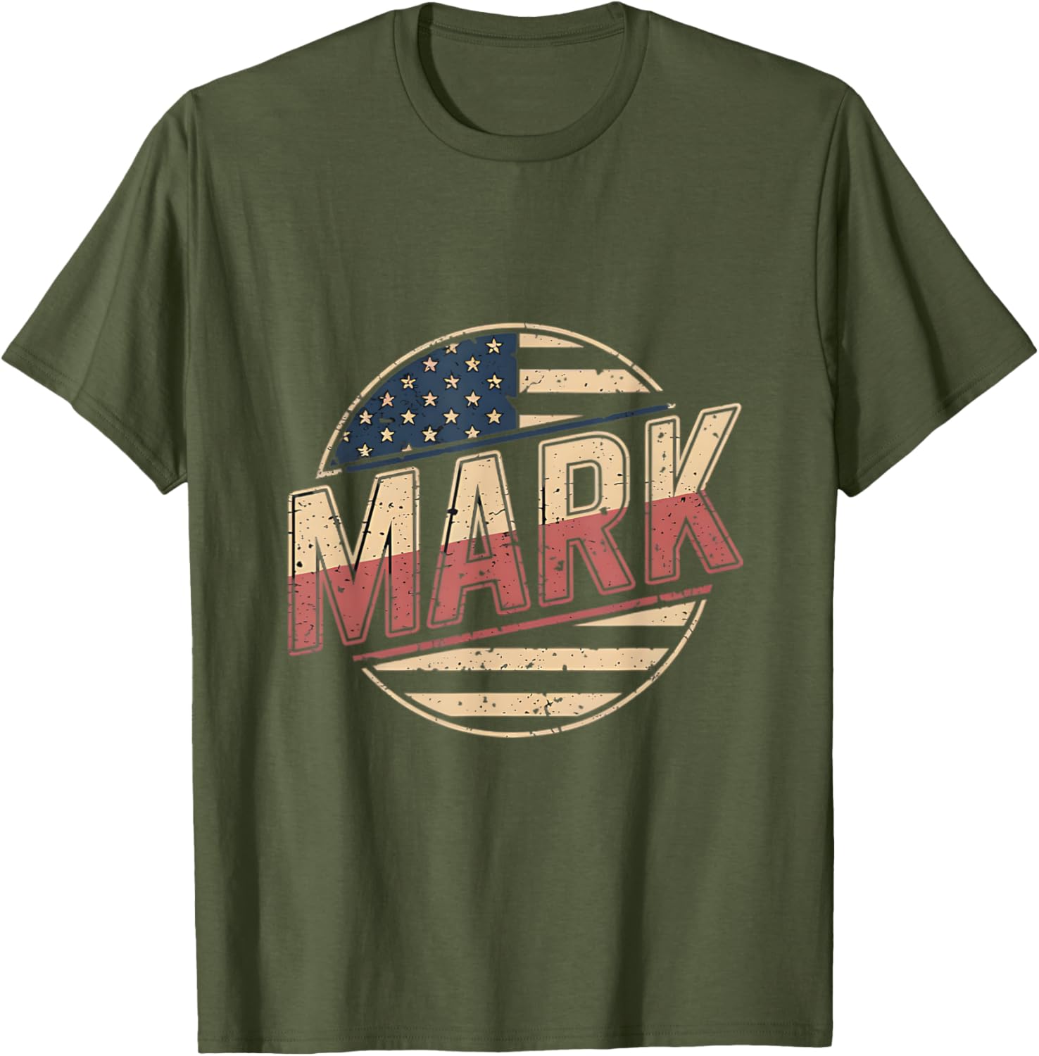 Personalized USA Flag Patriot T-Shirt for Men - Custom Name Fashion - 9