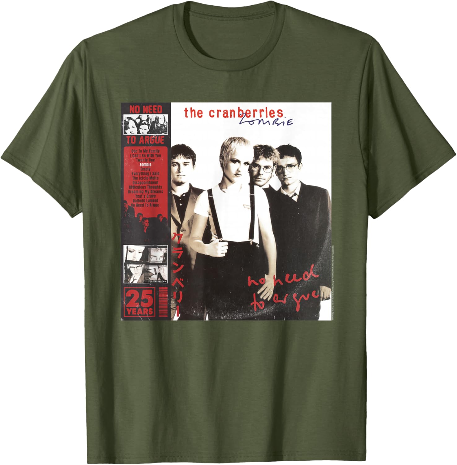 The Cranberries No Need to Argue Vintage Band T-Shirt for Fans - 3