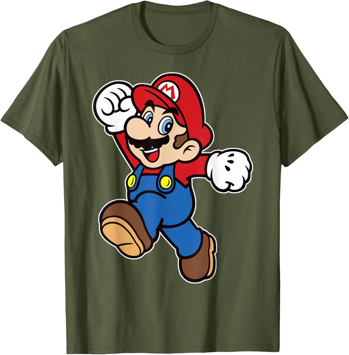 Super Mario Classic Jump Portrait T-Shirt for Gamers and Fans - 5