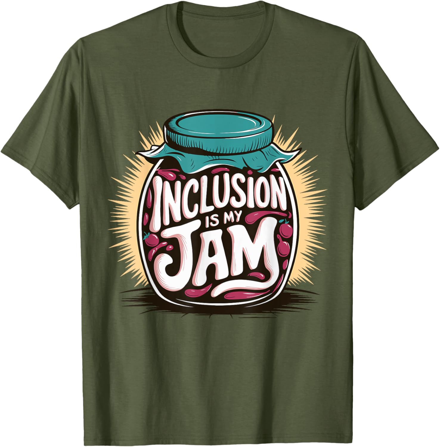 Inclusion Is My Jam T-Shirt for Special Ed SPED Teachers - Fun Apparel - 9