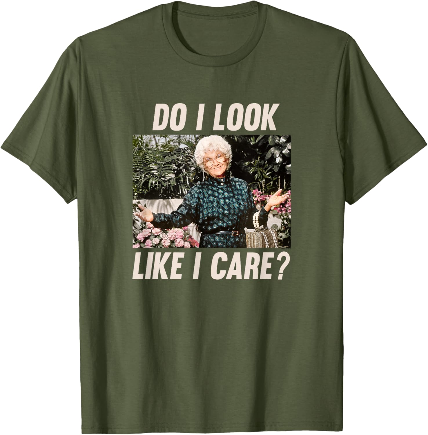 Sophia Golden Girls Do I Look Like I Care T-Shirt Funny Women's Apparel - 5