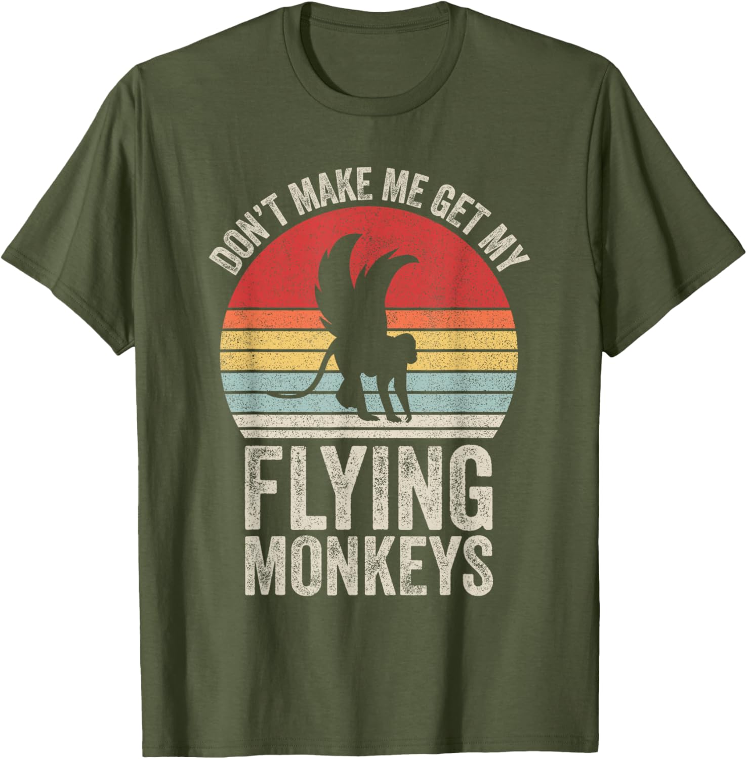 Vintage Retro Flying Monkeys T-Shirt for Fun Lovers and Gift Ideas - 16