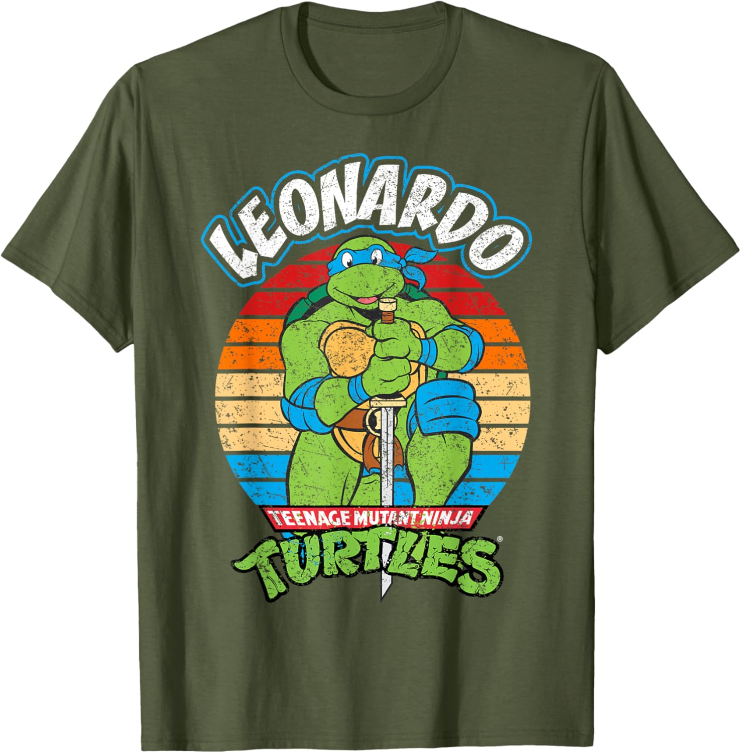 Teenage Mutant Ninja Turtles Leonardo Action T-Shirt for Fans - 15