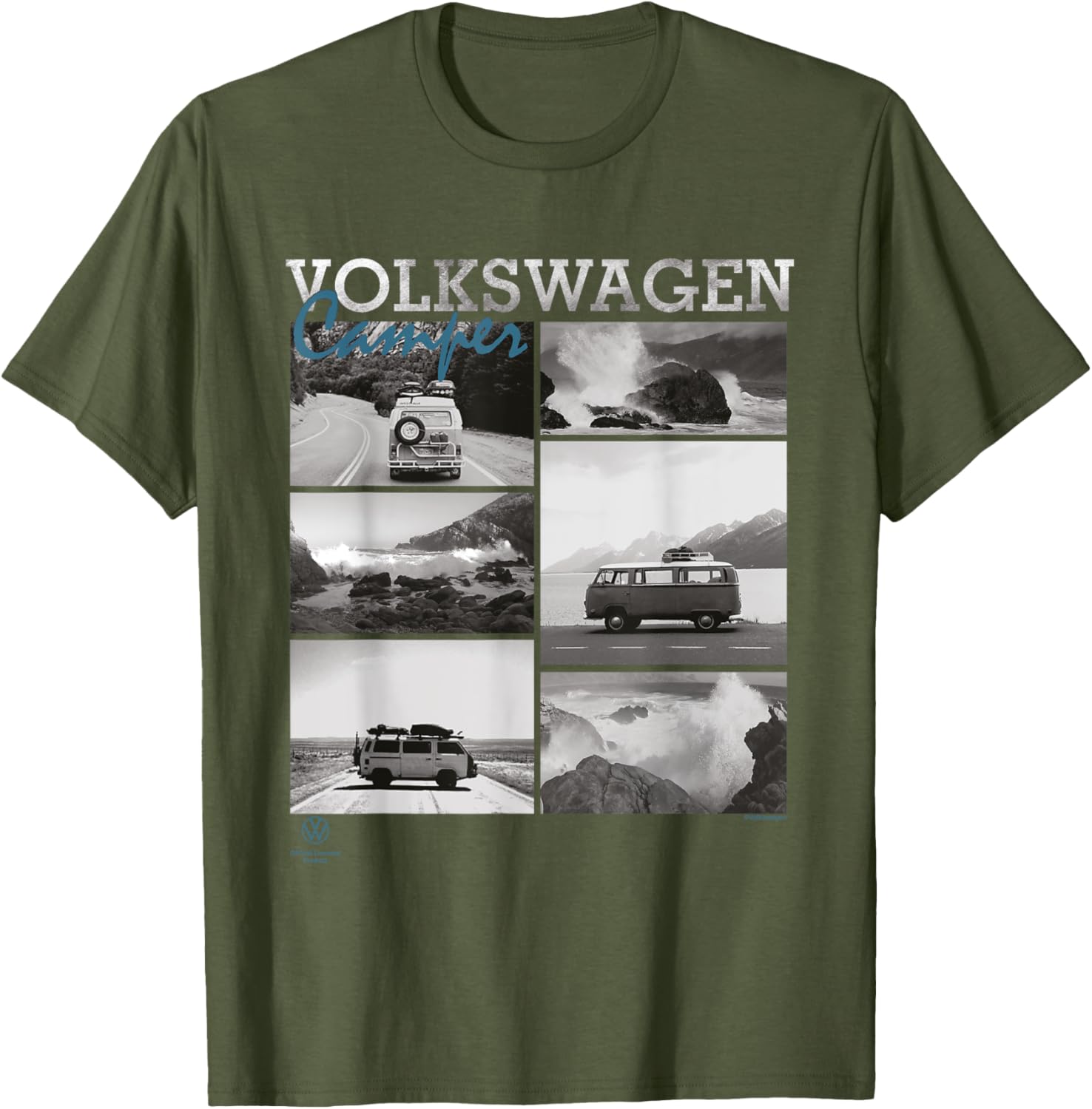 Vintage Volkswagen Camper Adventure T-Shirt for Travel Lovers - 8