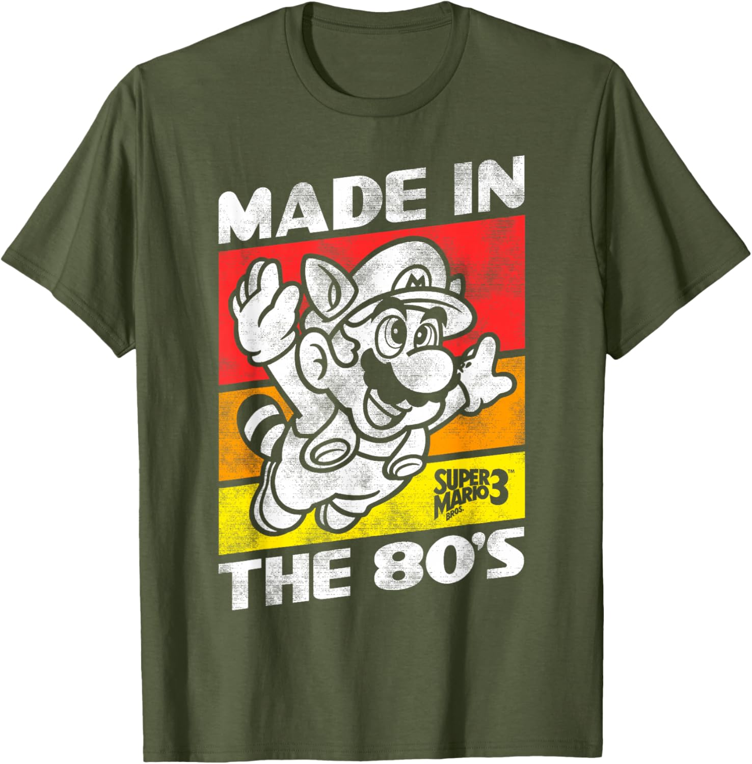 Retro Nintendo Super Mario 3 T-Shirt for 80's Gaming Fans - 11