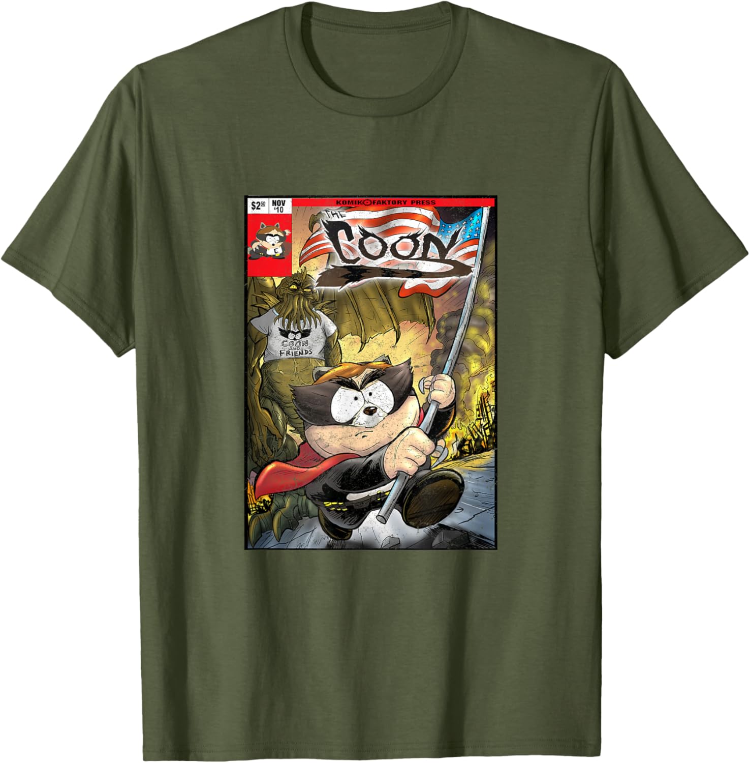 South Park Coon And Friends Comic Cover T-Shirt for Fans and Collectors - 4