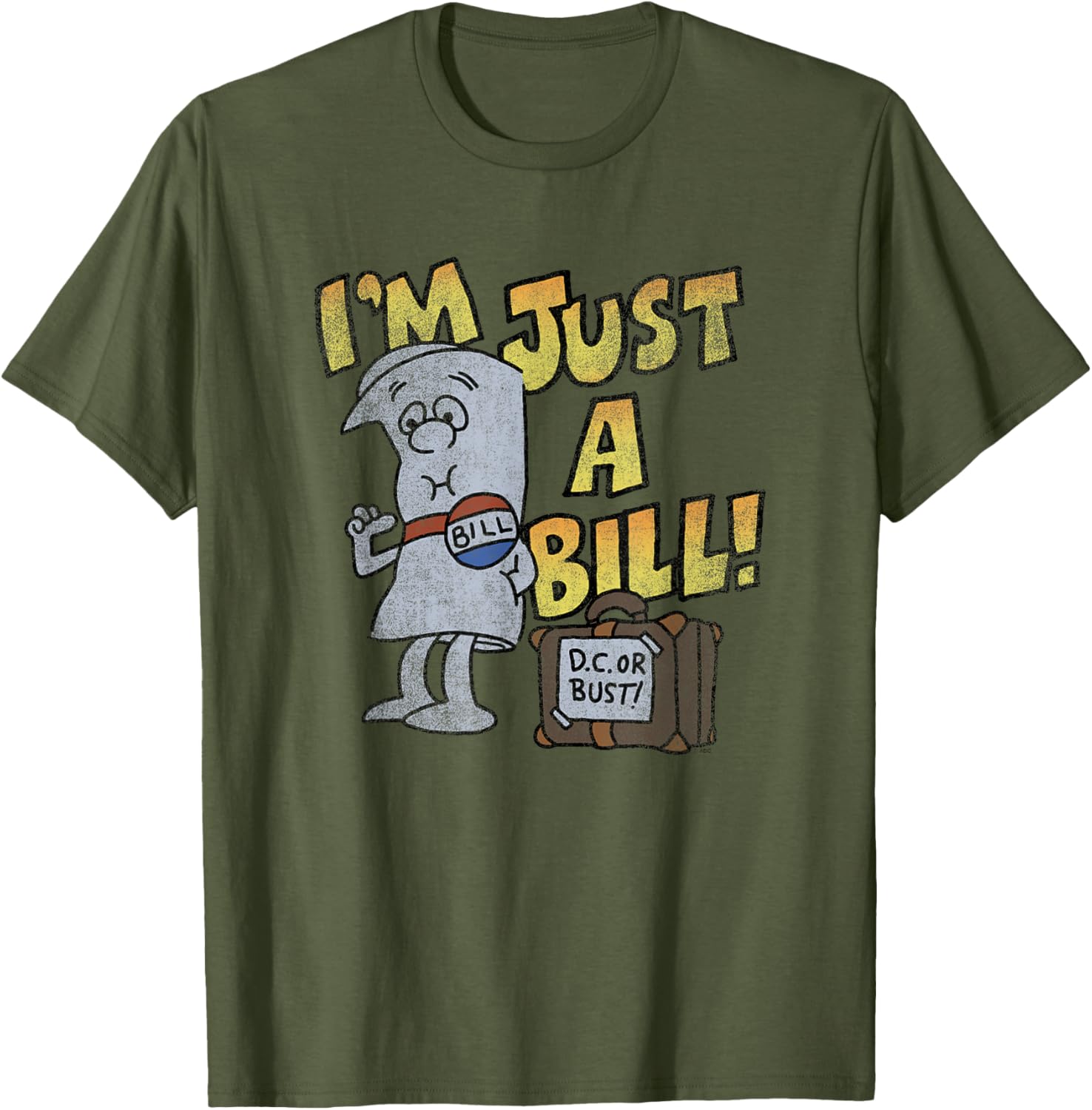 Ripple Junction Schoolhouse Rock I'm Just A Bill Congress T-Shirt - 5