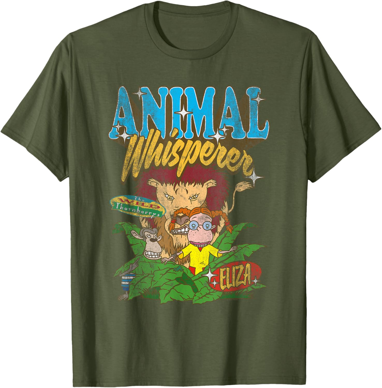 Wild Thornberry's Eliza Animal Whisperer Vintage Cartoon T-Shirt - 3