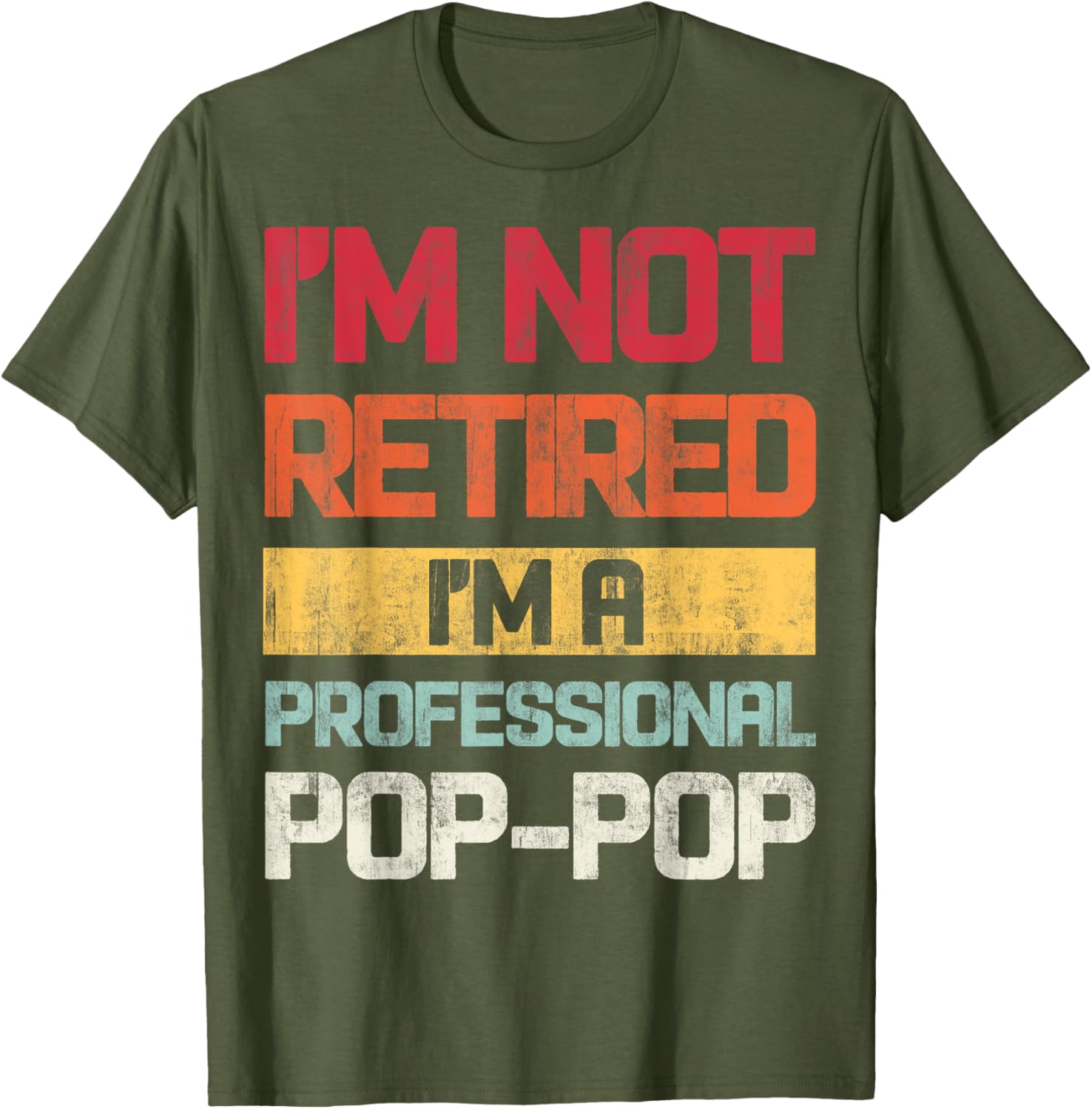 Professional Grandad Retro T-Shirt Fun Gift for Grandpa's Wardrobe - 3