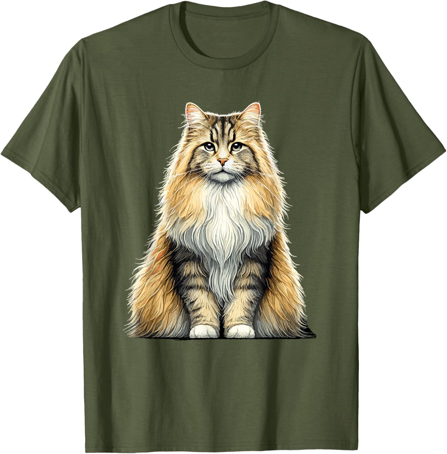 Norwegian Forest Cat T-Shirt for Cat Lovers - Cute and Comfy Design - 18