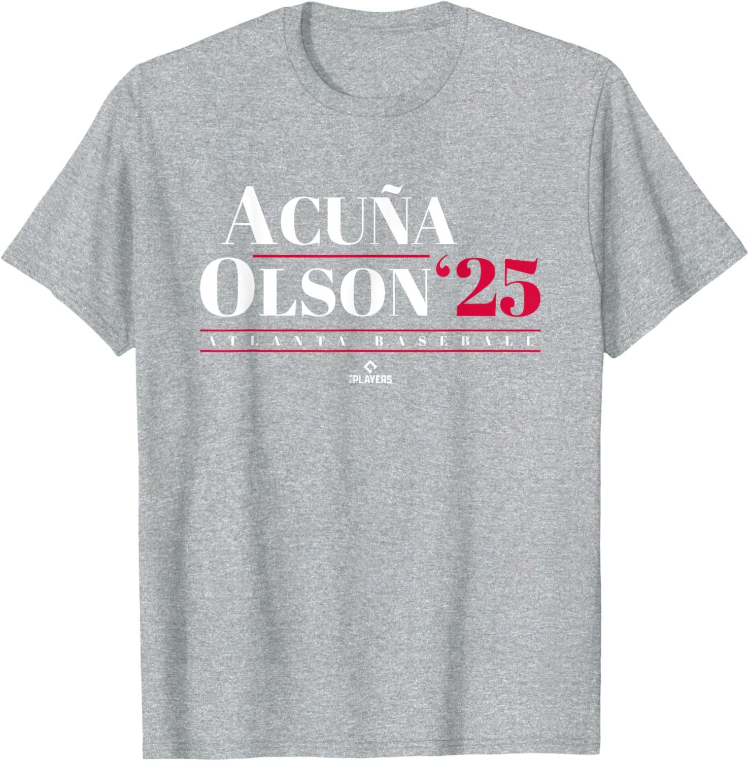 Ronald Acuna Jr. Matt Olson Atlanta Baseball T-Shirt for Fans 2025 - 2