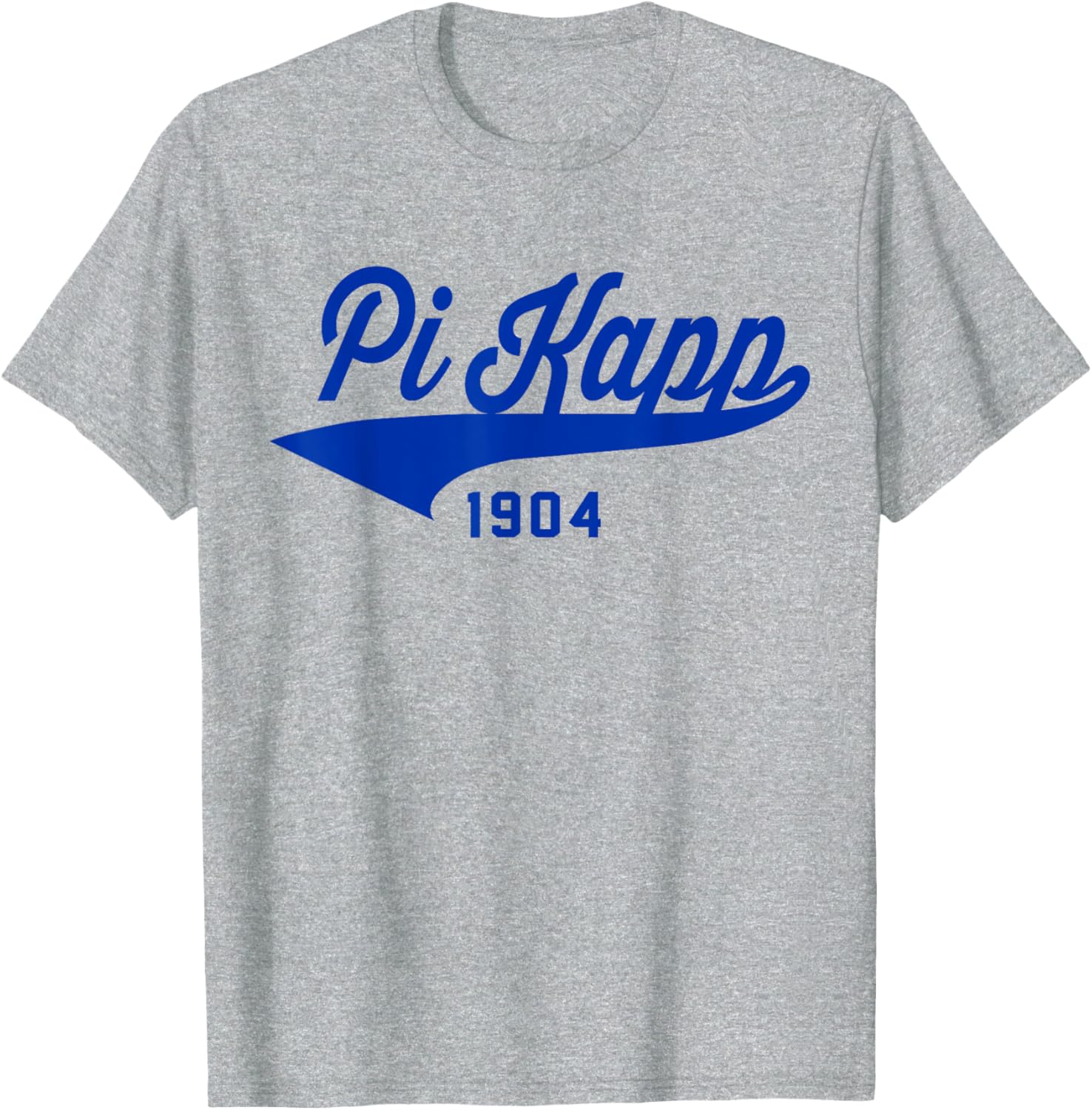 Pi Kappa Phi Blue Retro Script T-Shirt for Stylish Comfort and Pride - 4