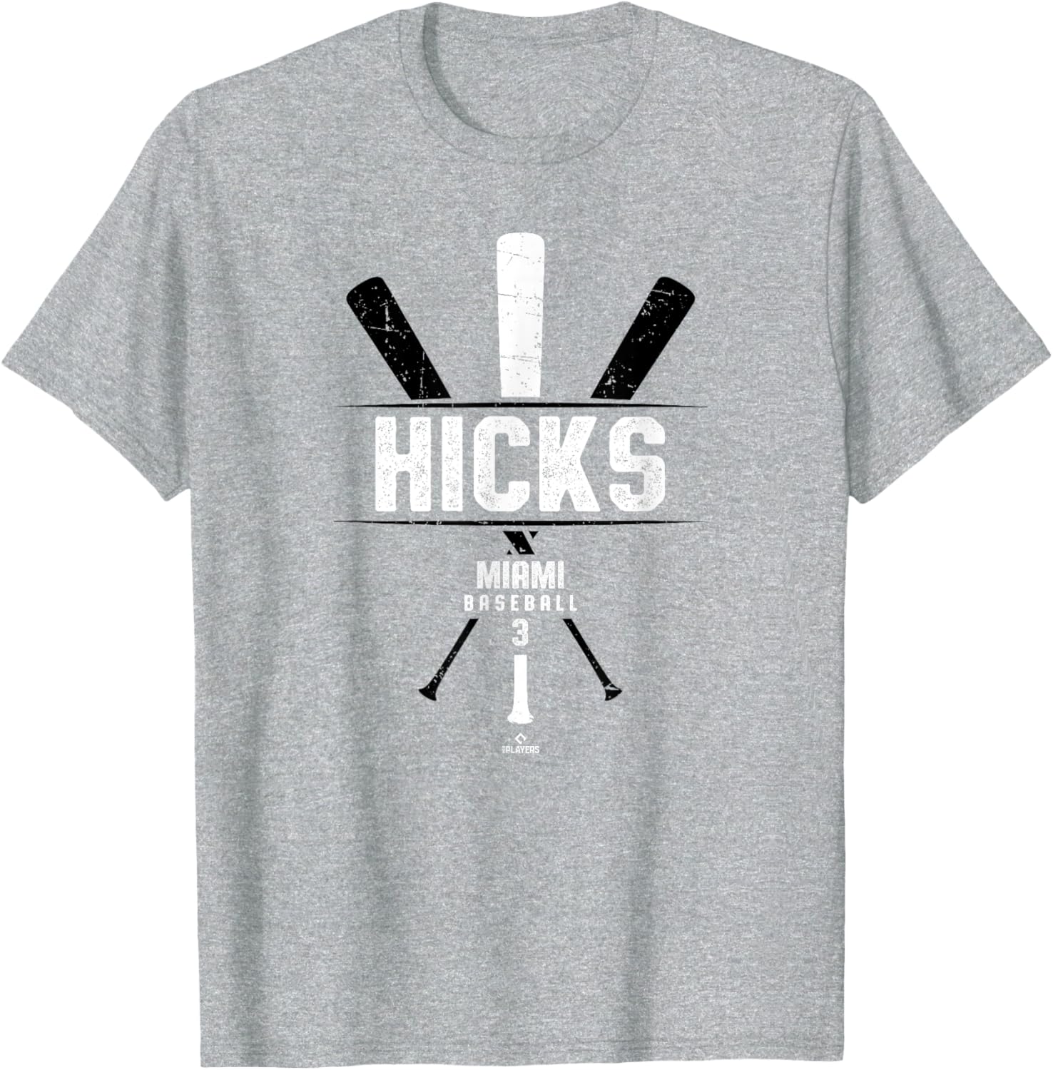 Vintage Miami Baseball T-Shirt Gameday Liam Hicks MLBPA Apparel - 1