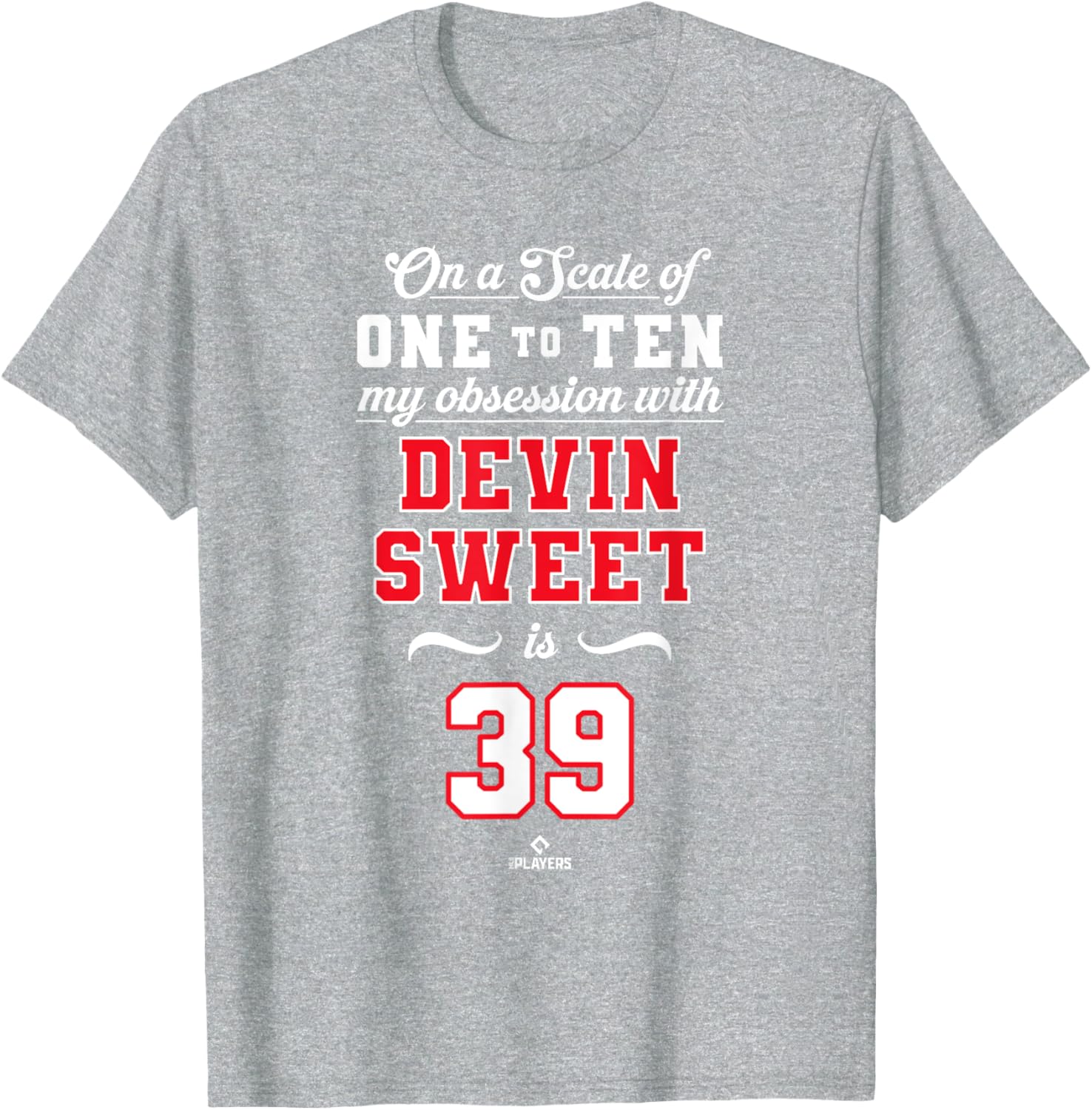 Obsession Devin Sweet 39 Philadelphia MLBPA T-Shirt for Ultimate Fans - 3