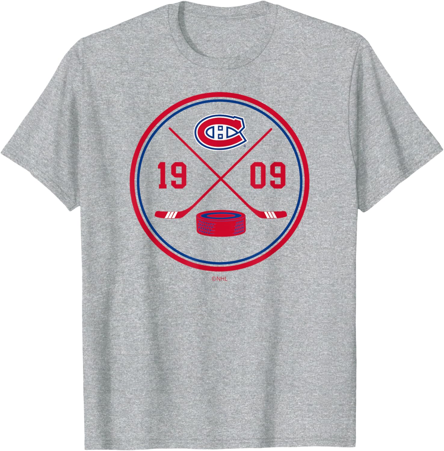 Official Montreal Canadiens Prize Gray T-Shirt for Fans and Collectors - 1