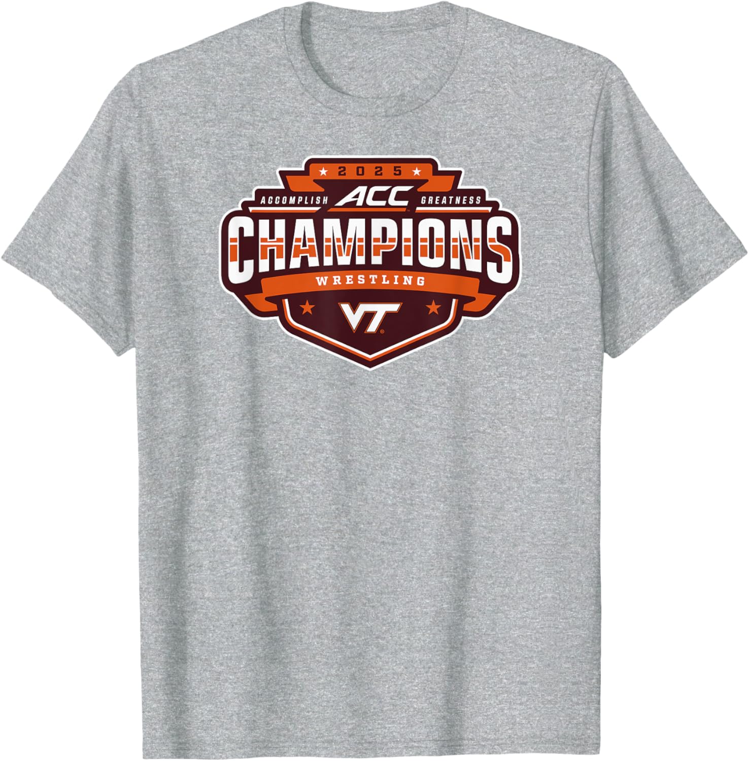 Virginia Tech Hokies Wrestling ACC Champions 2025 T-Shirt for Fans - 1