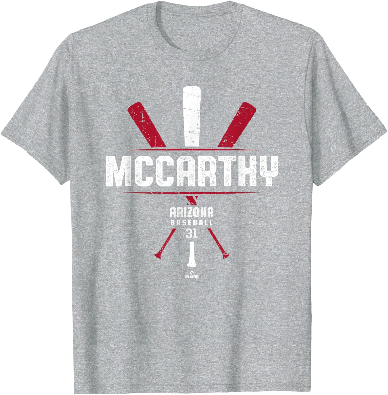 Vintage Jake McCarthy Arizona Baseball T-Shirt for Gameday Style - 1