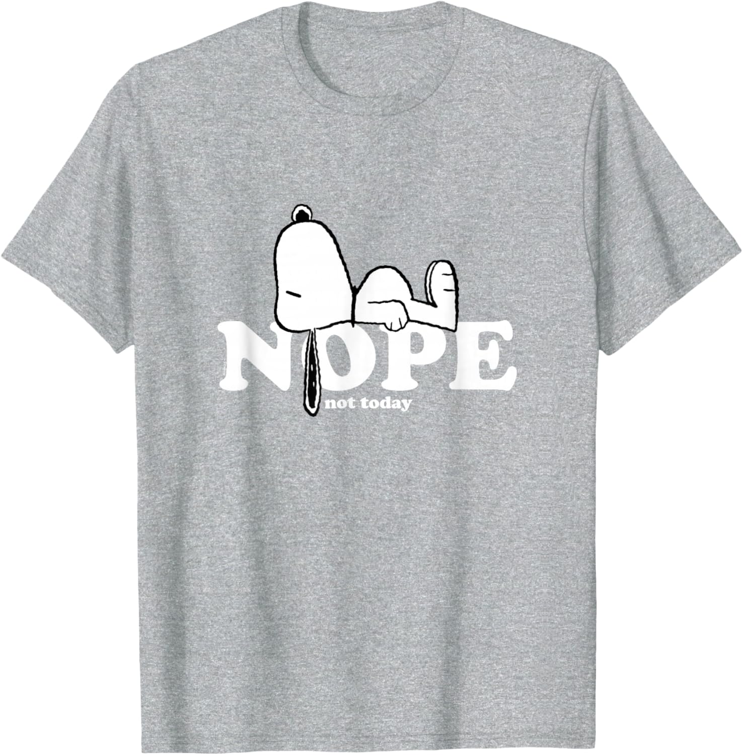 Snoopy Nope T-Shirt Fun Graphic Tee for Casual Wear and Gifts - 1