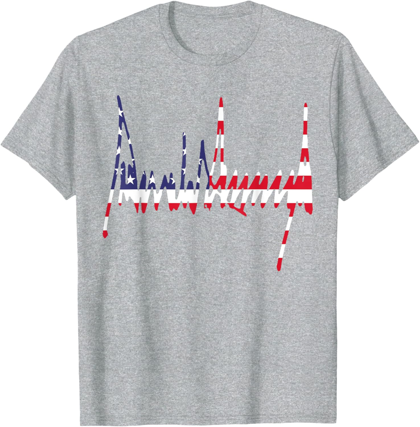 Signature US Flag Number 47 Jersey 45th Anniversary 4th of July Tee - 5